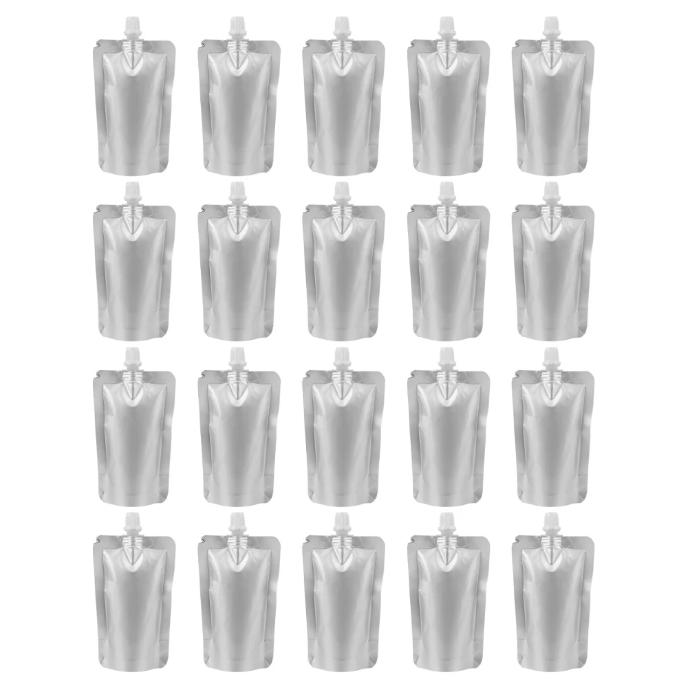 20Pcs Drinks Flasks Plastic Liquor Pouches Beverage Seal Bags Drinking Flasks