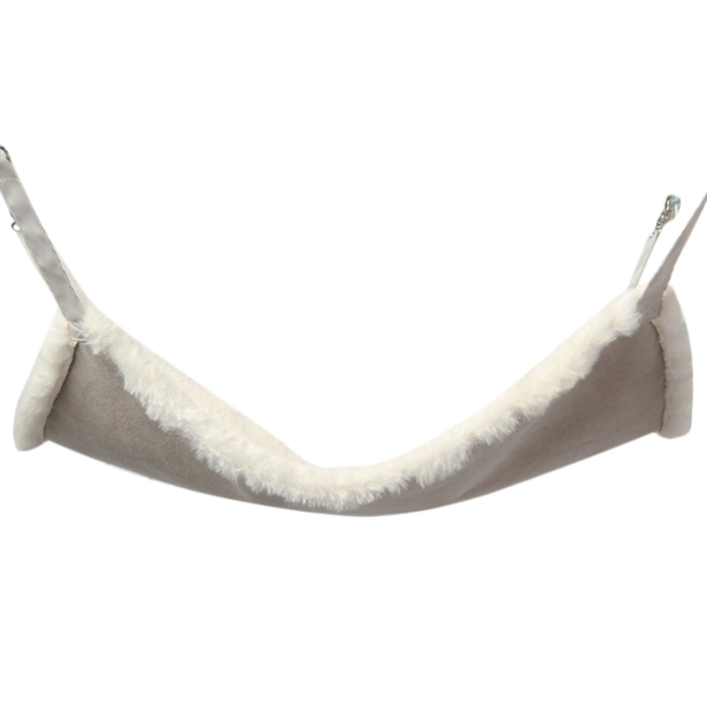 1pc Pet Hammock Cat Hammock Hanging Bed Sleeping Bed Pet Supplies for Cat (58x48cm White)