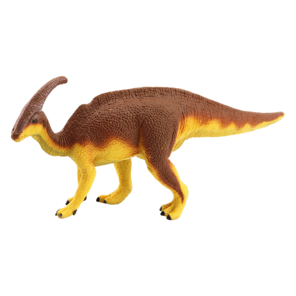 1pc Plastic Parasaurolophus Model Jurassic Cretaceous Dinosaur Model Desktop Bookshlef TV Cabinet Adornment