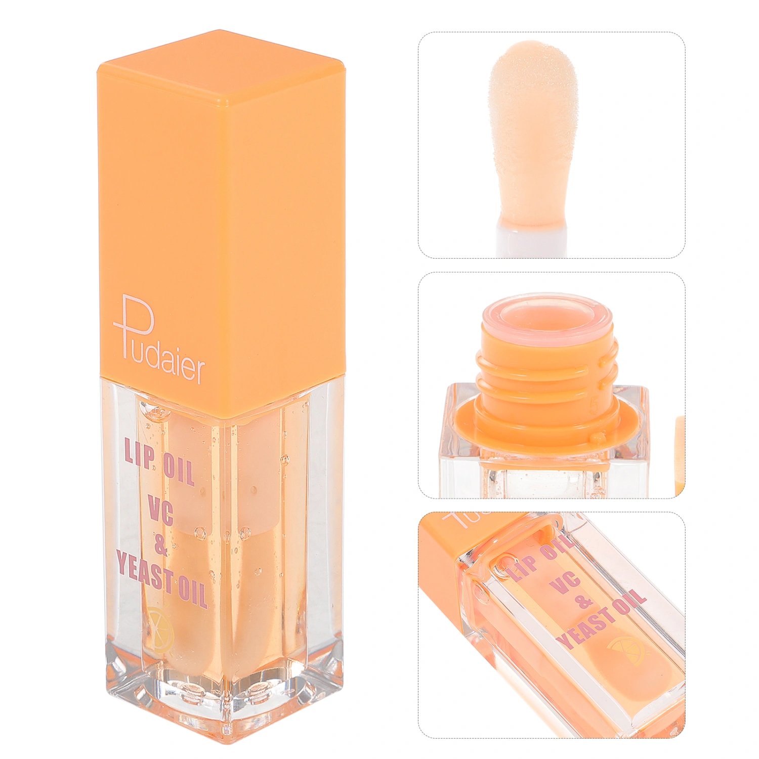 Girl Lip Gloss Mirror Surface Lip Gloss Fruity Lip Gloss Charming Girl Cosmetic
