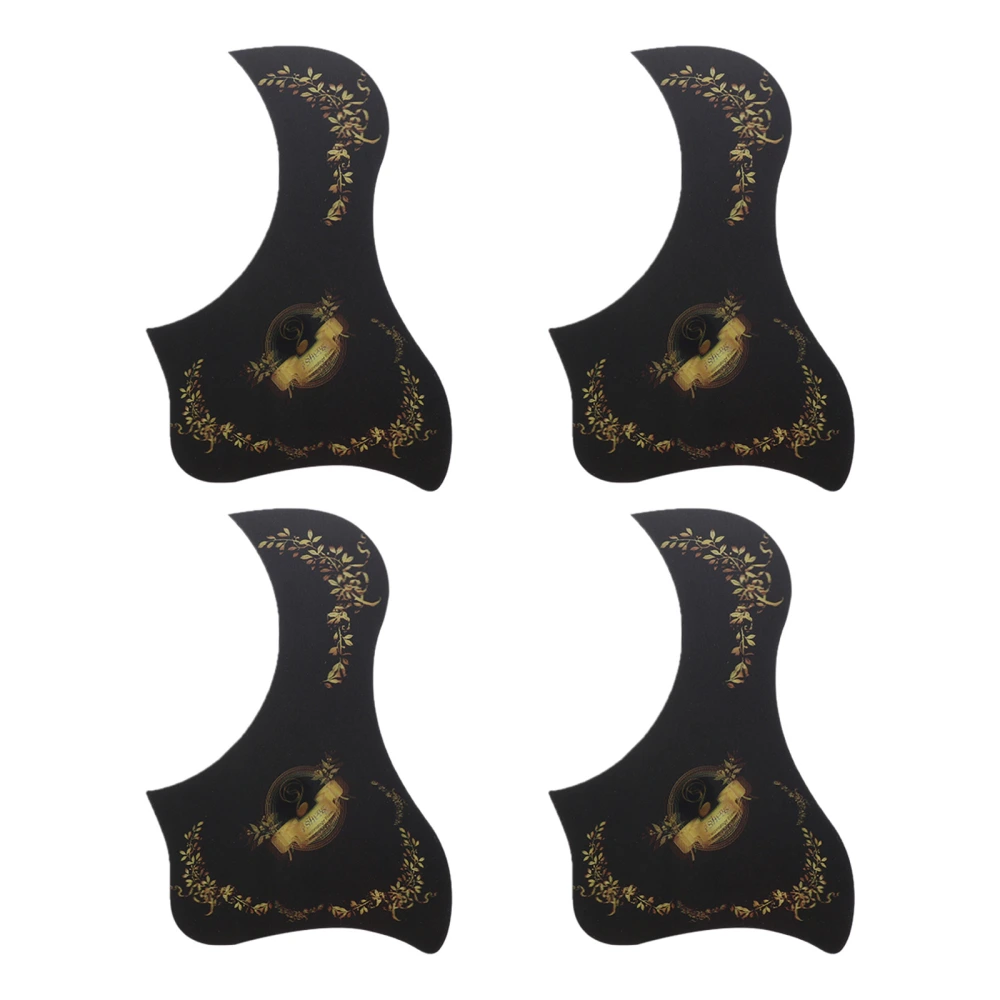 4 Pcs Folk Guitar Pickguard Celluloid Pickguard Guitar Anti-scratching Plate