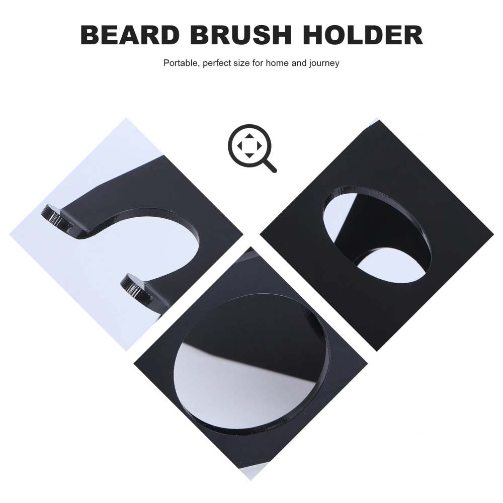 Acrylic Beared Brush Holder Razor Holder Men's Cleanser Set