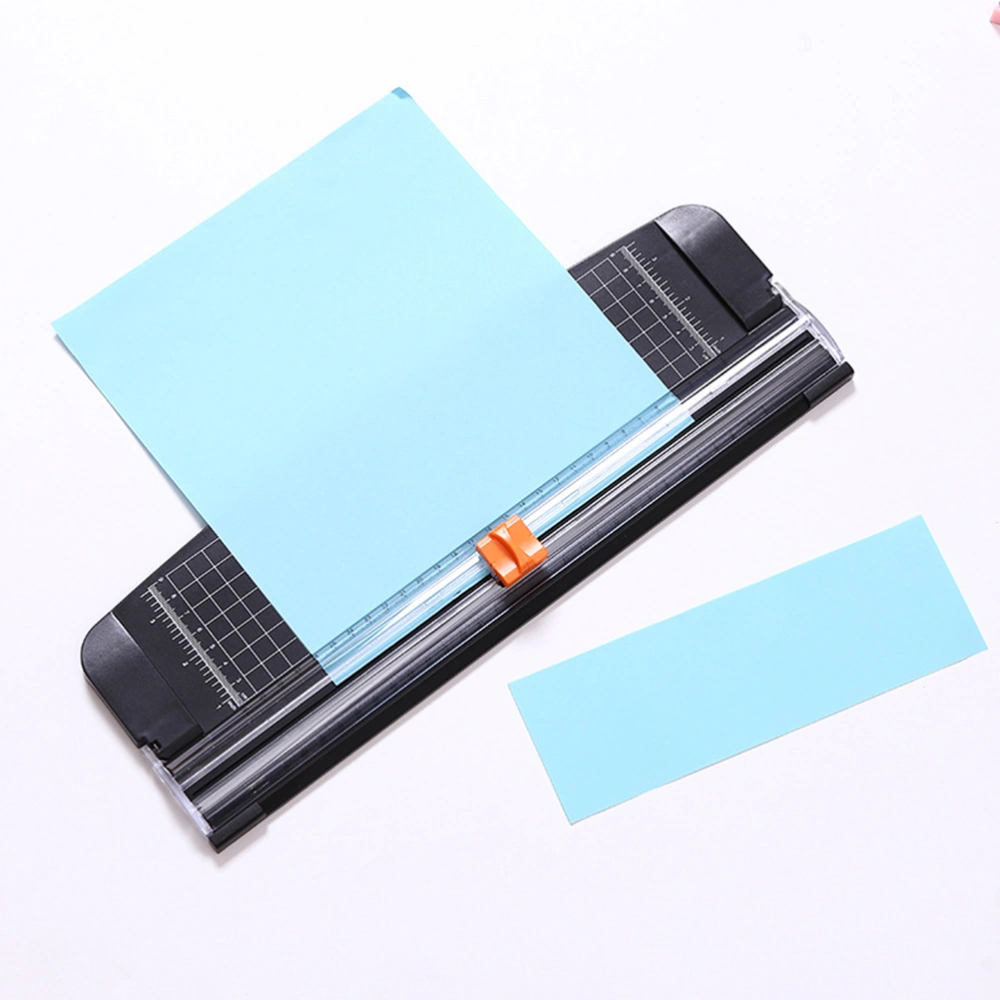 1Pc Paper Cutter A4 Paper Trimmer Photo Guillotine Craft Machine with Heavy Duty Gridded Base Capacity for Home Office