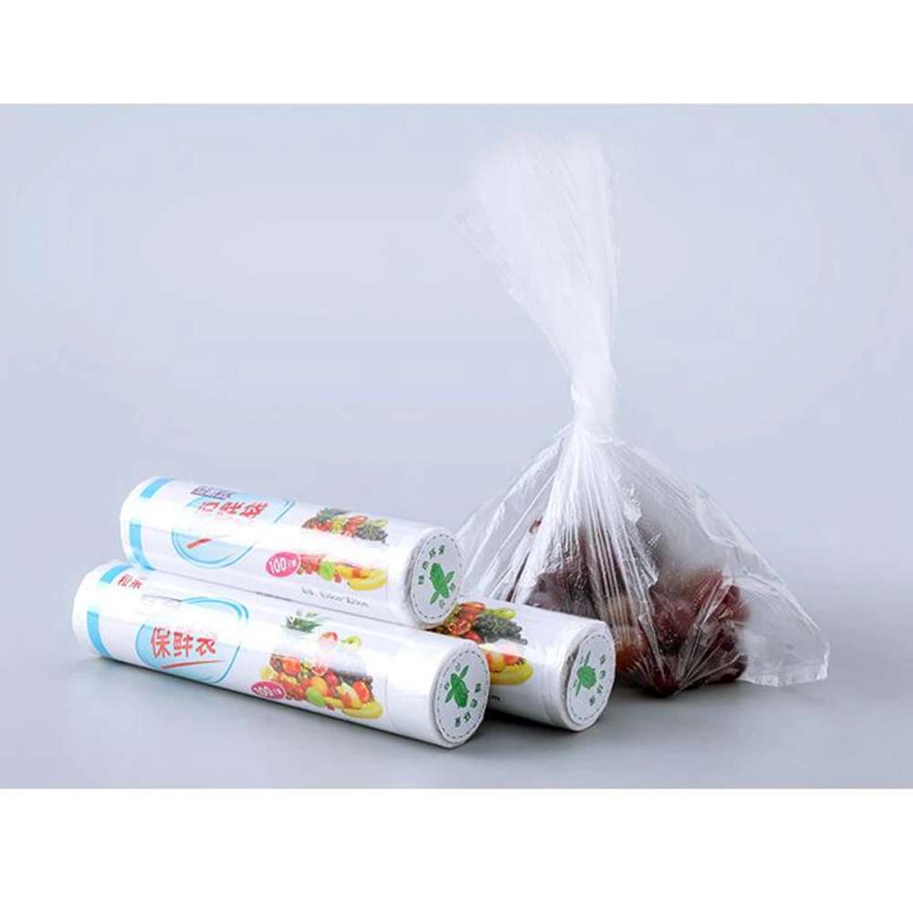 100 Pcs/Roll Vacuum Sealer Roll Food Grade Bag Roll Disposable Thicken Vegetable Storage Bags for Food Saver (30X20CM)