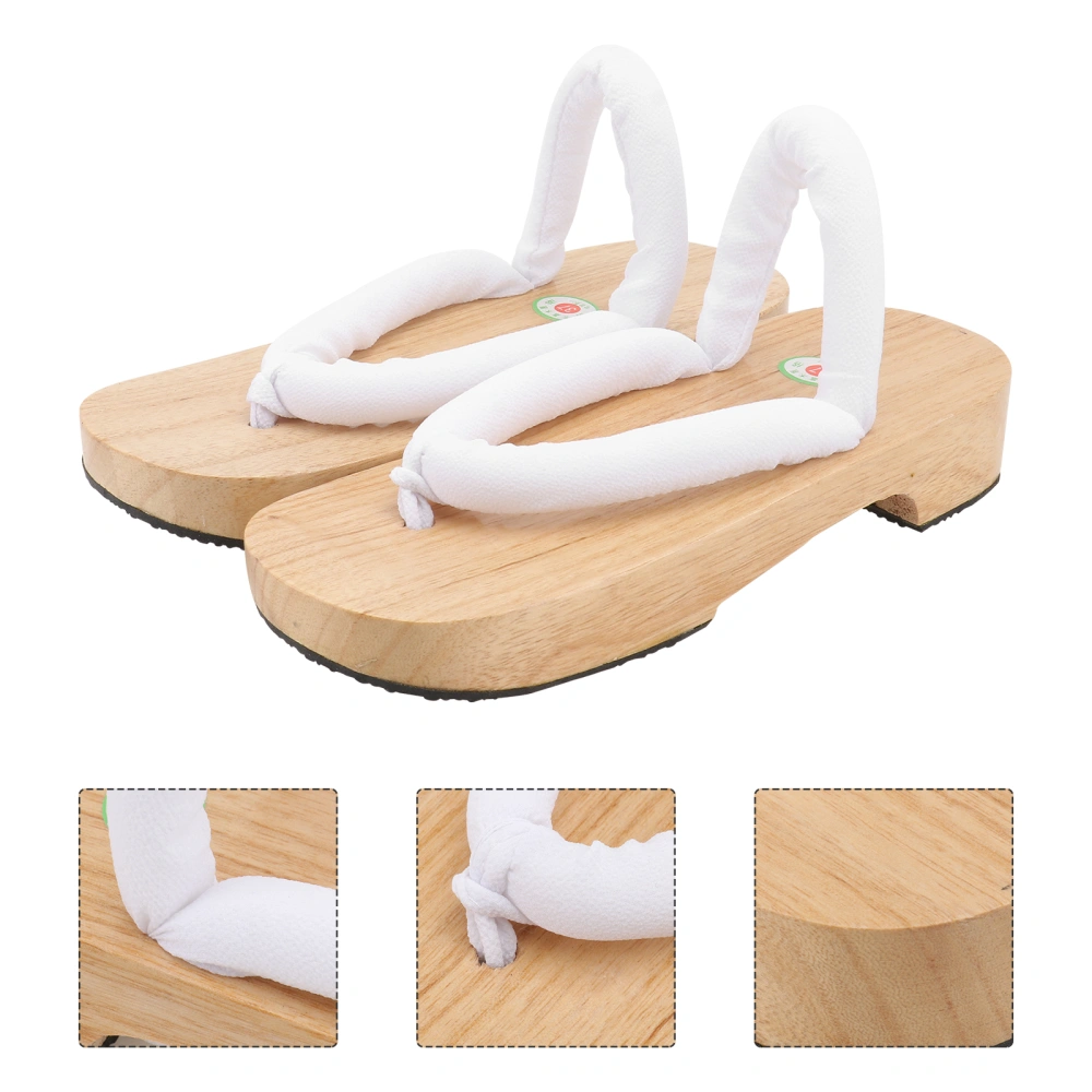 1Pair Japanese Style Clogs Slippers Simple Summer Sandals Chic Women Shoes