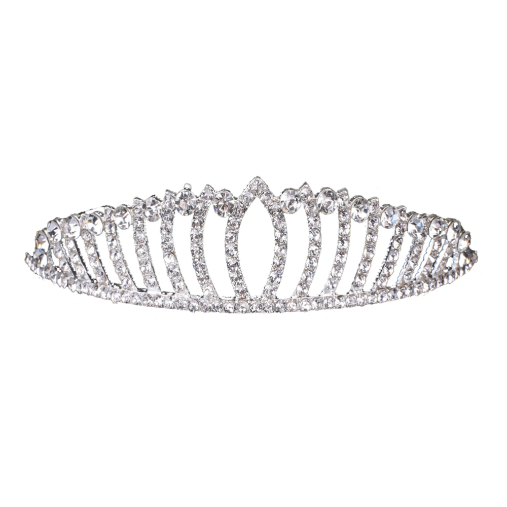 Bridal Wedding Prom Rhinestone Crystal Crown Hairband Headband Tiara Hair Jewelry