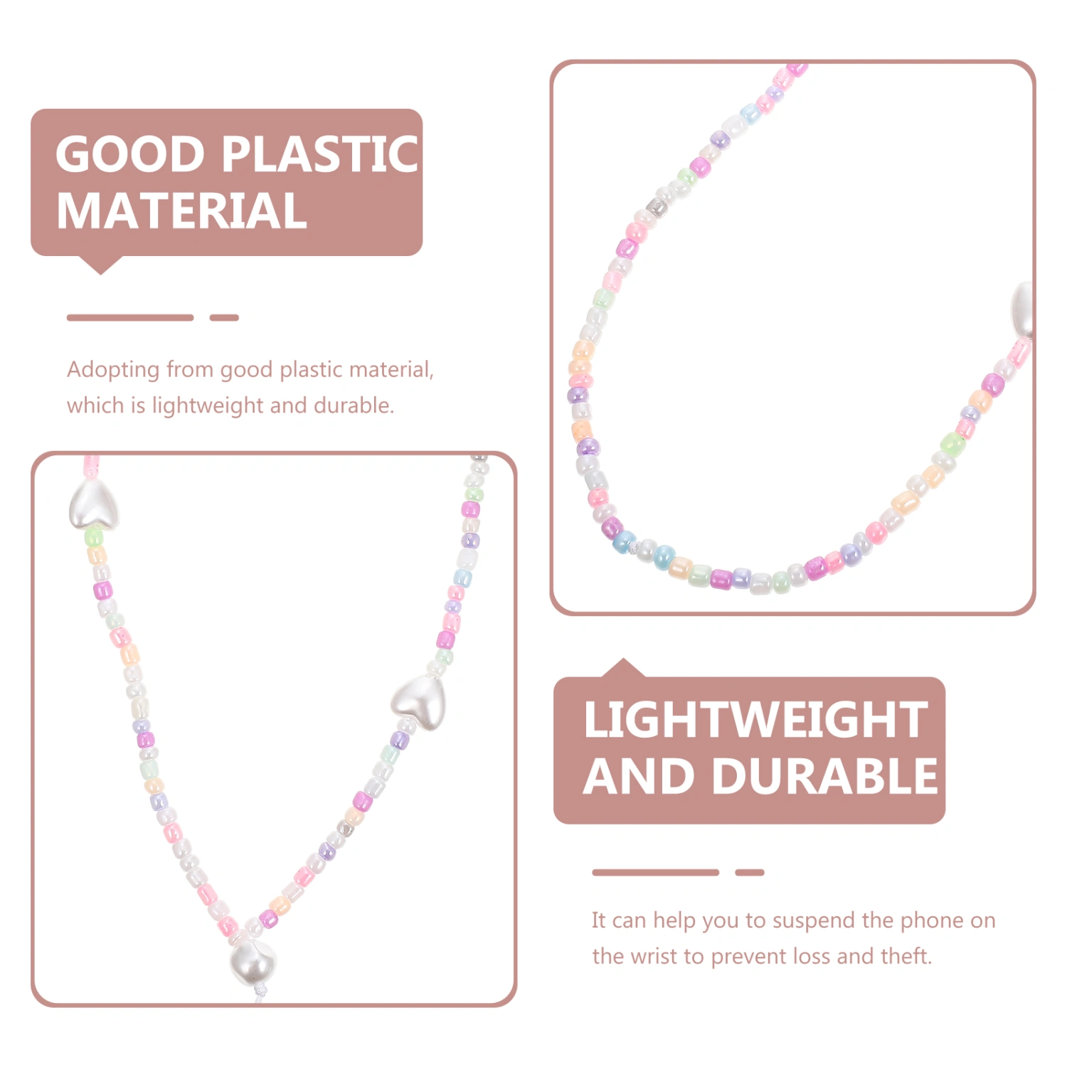 Universe Mobile Phone Beaded Chain Mobile Phone Beading Lanyard Wrist Strap
