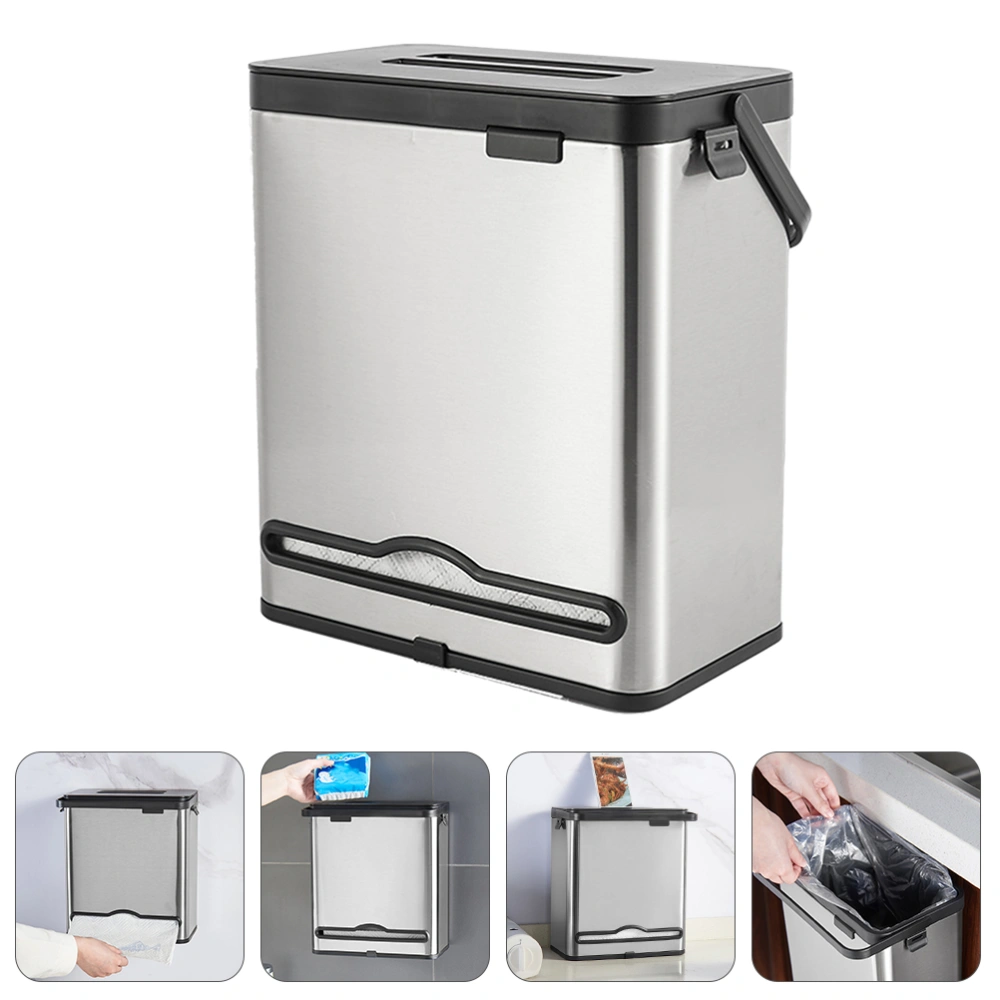 Wall Hanging Trash Can Multi-functional Trash Can Household Sturdy Trash Can