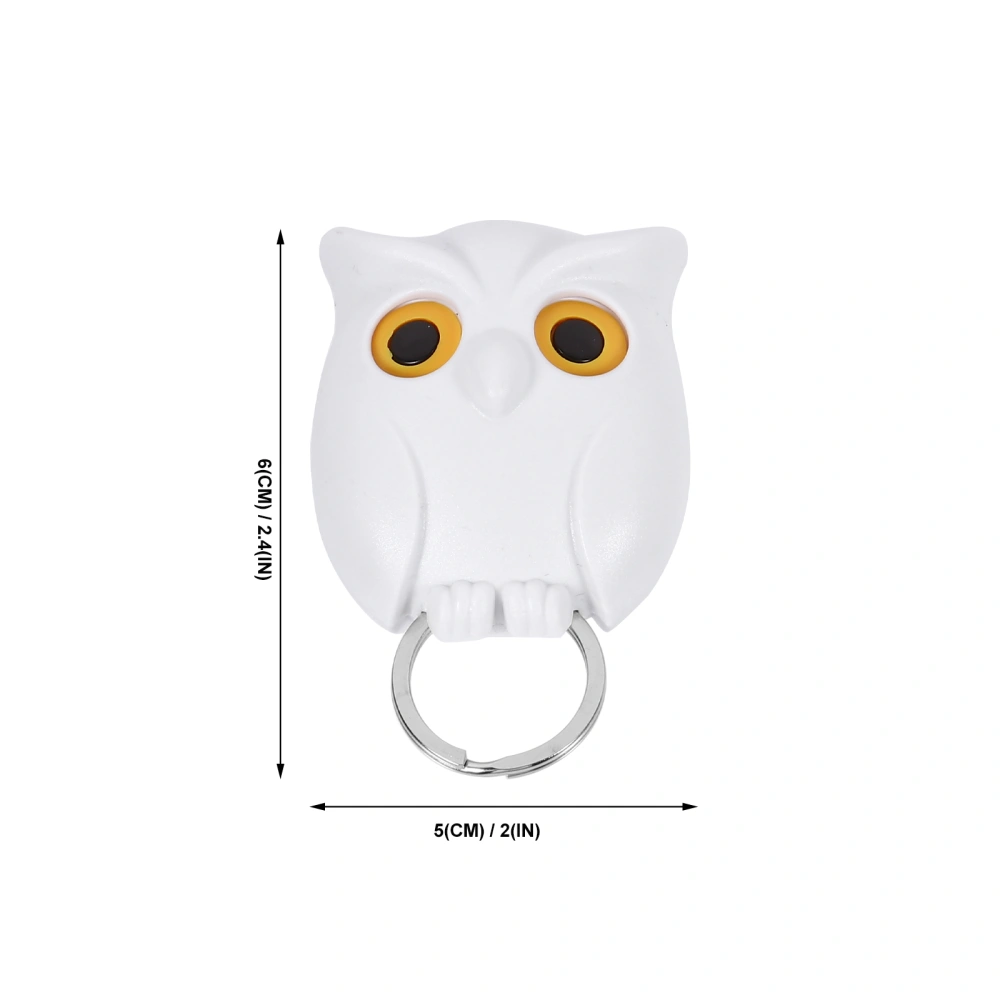 2pcs Creative Owl Wall Adhesive Hooks Home Hotel Hallway Keys Holder Hooks