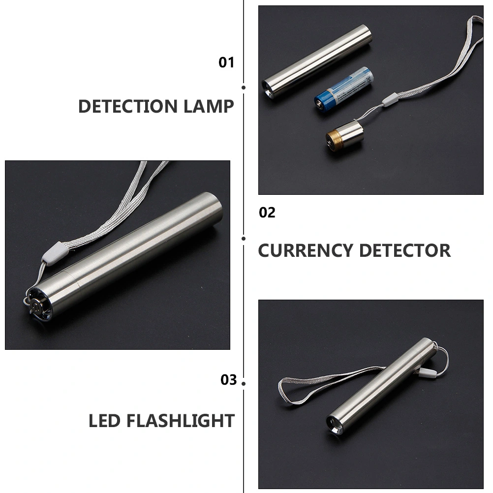 1Pc Fluorescent Detection Lamp Fluorescent Agent Detection Lamp LED Flashlight