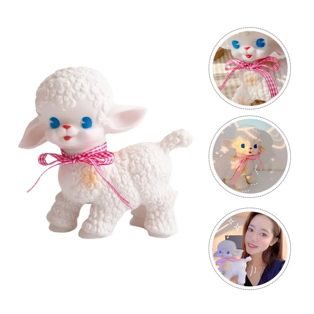 1Pc Cartoon Lamb Decoration Living Room Ornament Lovely Lamb Shaped Adornment