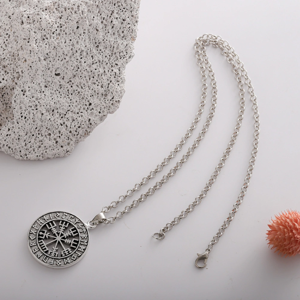 Viking Necklace Retro Nordic Style Pendant Necklace Neck Chain Men Neck Jewelry