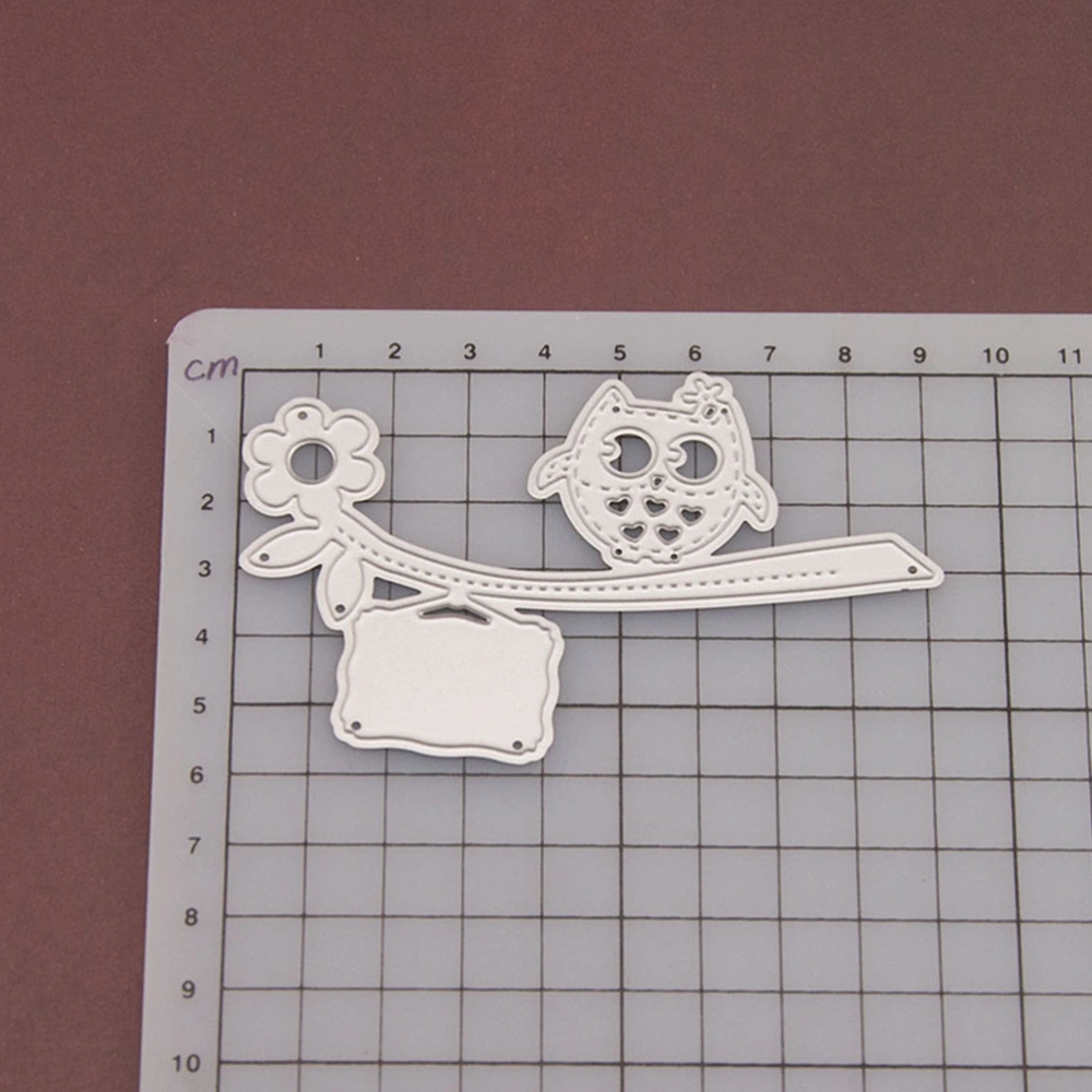 DIY Cutting Template Embossing Cutting Dies Metal Stencil Mould for Album Scrapbooking Paper Art Craft Decor (Owl)