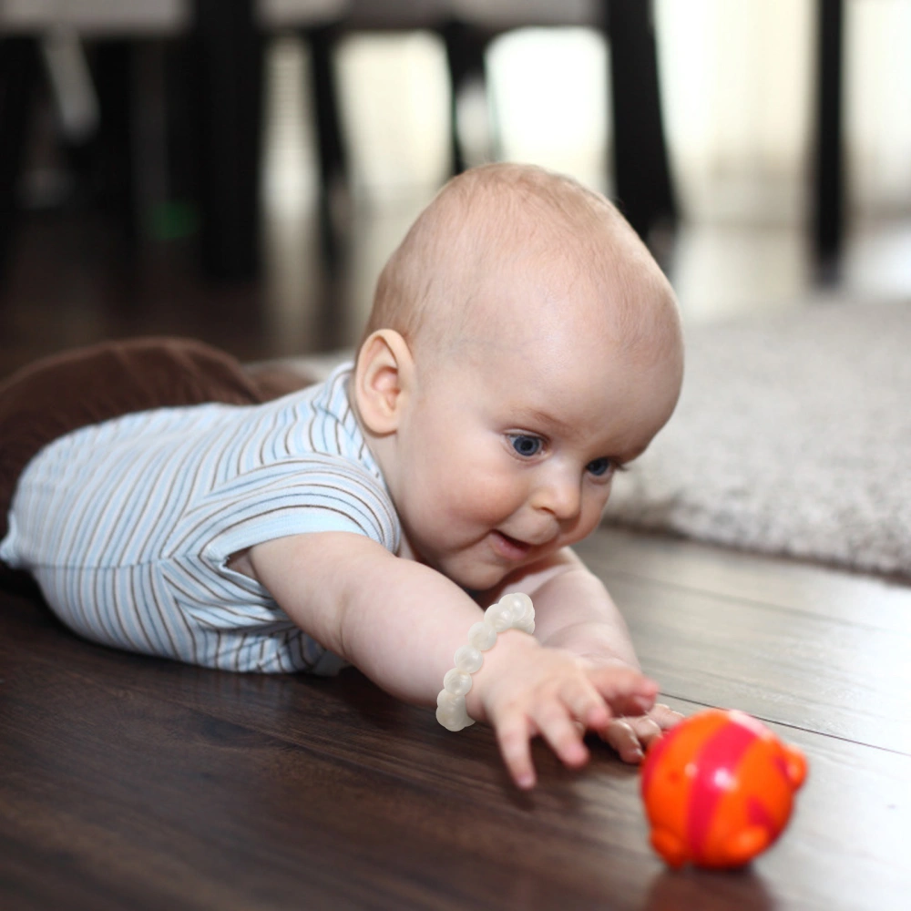 Chew Bracelet Silicone Baby Chewing Beads Bracelet Chewable Teething Ring