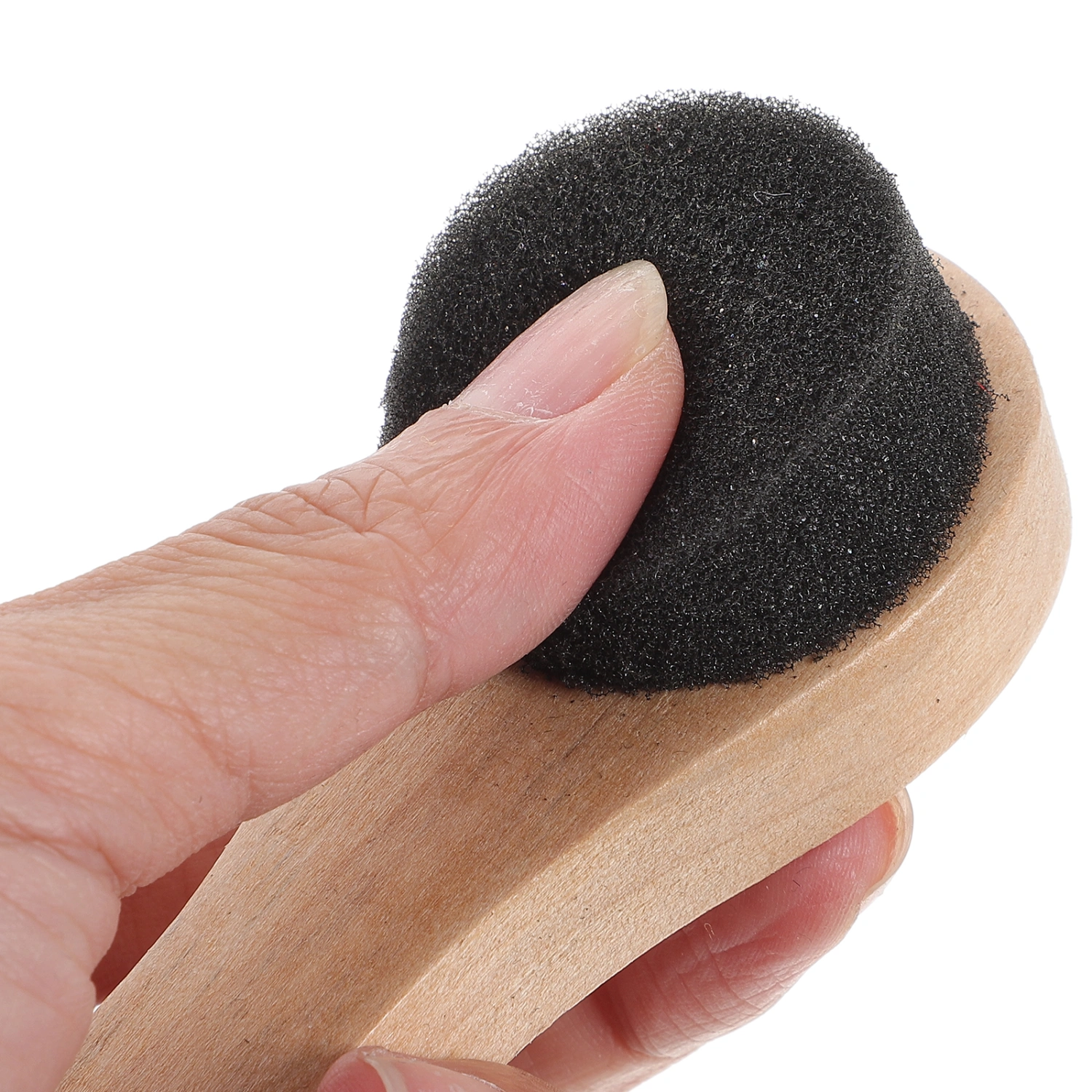1 Set/8pcs Shoes Brush Portable Shoe Polish Tool Shoes Bristle Brushes Shoe Cream for Man Woman (Light Brown)