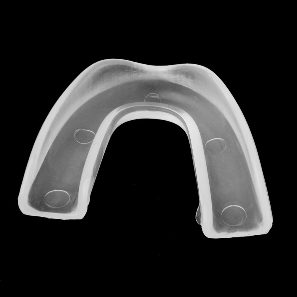 Adult Sports Bruxism Mouth Guard Tooth Protector (White)