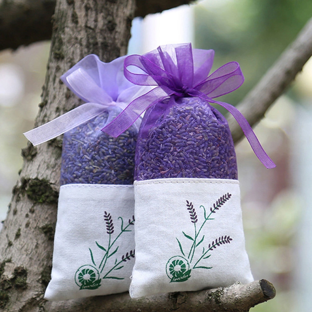 12pcs Lavender Sachets Empty Sachets Bags Gauze Storage Bags for Spice Packing