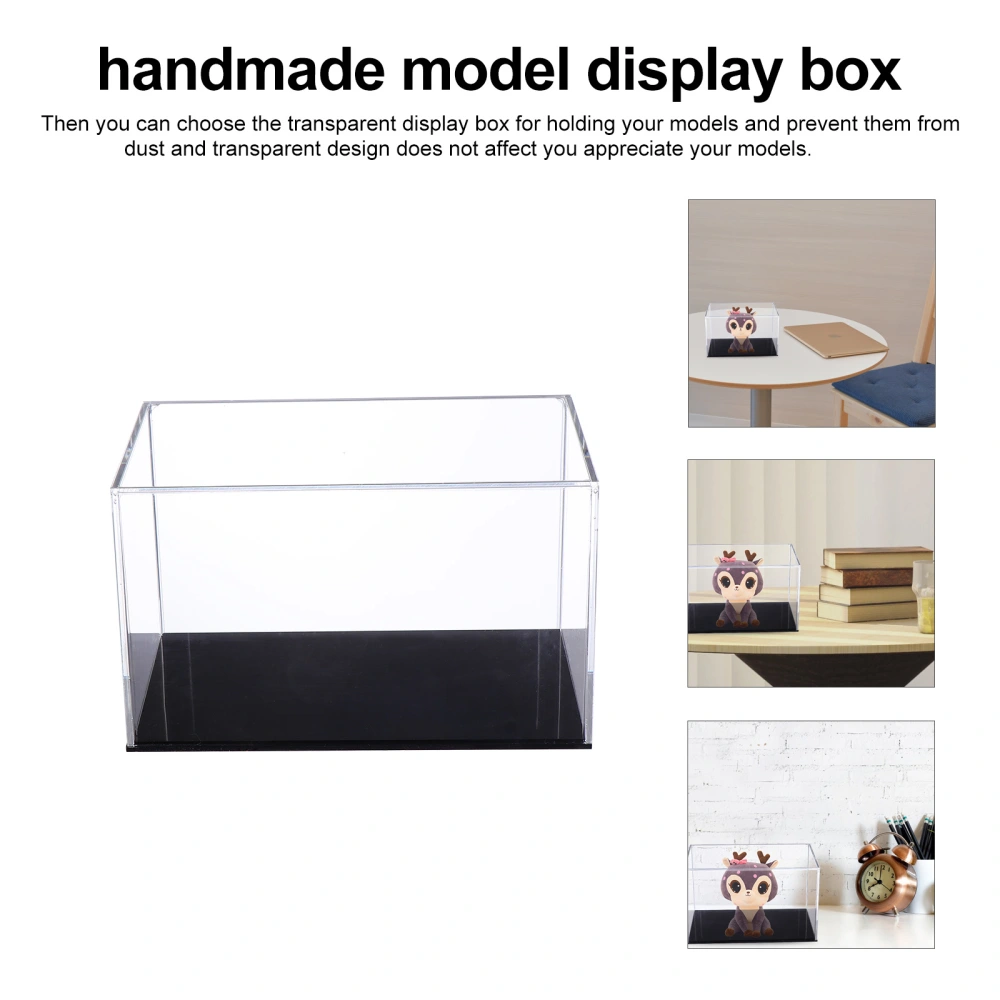 1pc Acrylic Transparent Model Display Box Clear Model Box (Horizontal Style)