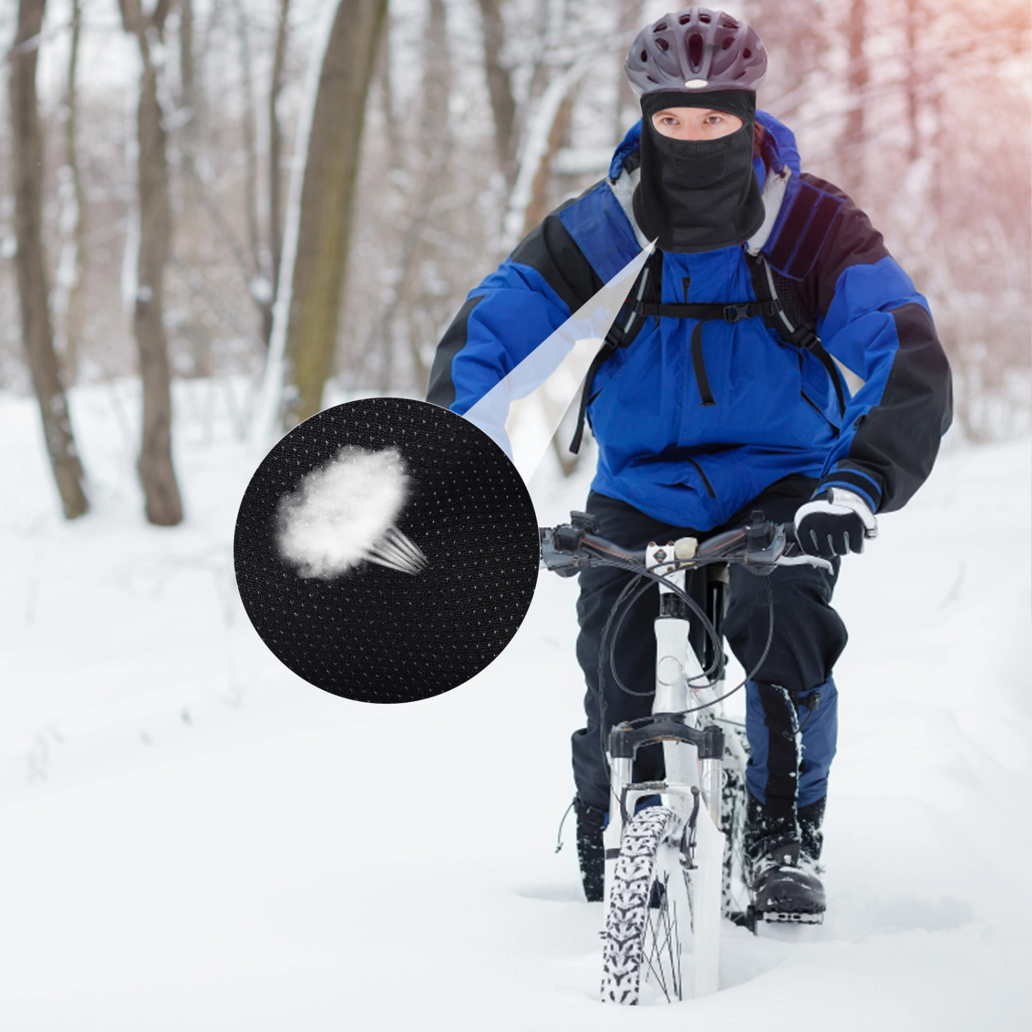 Winter Riding Mask Full Face Protection Cover Outdoor Skiing Face Guard