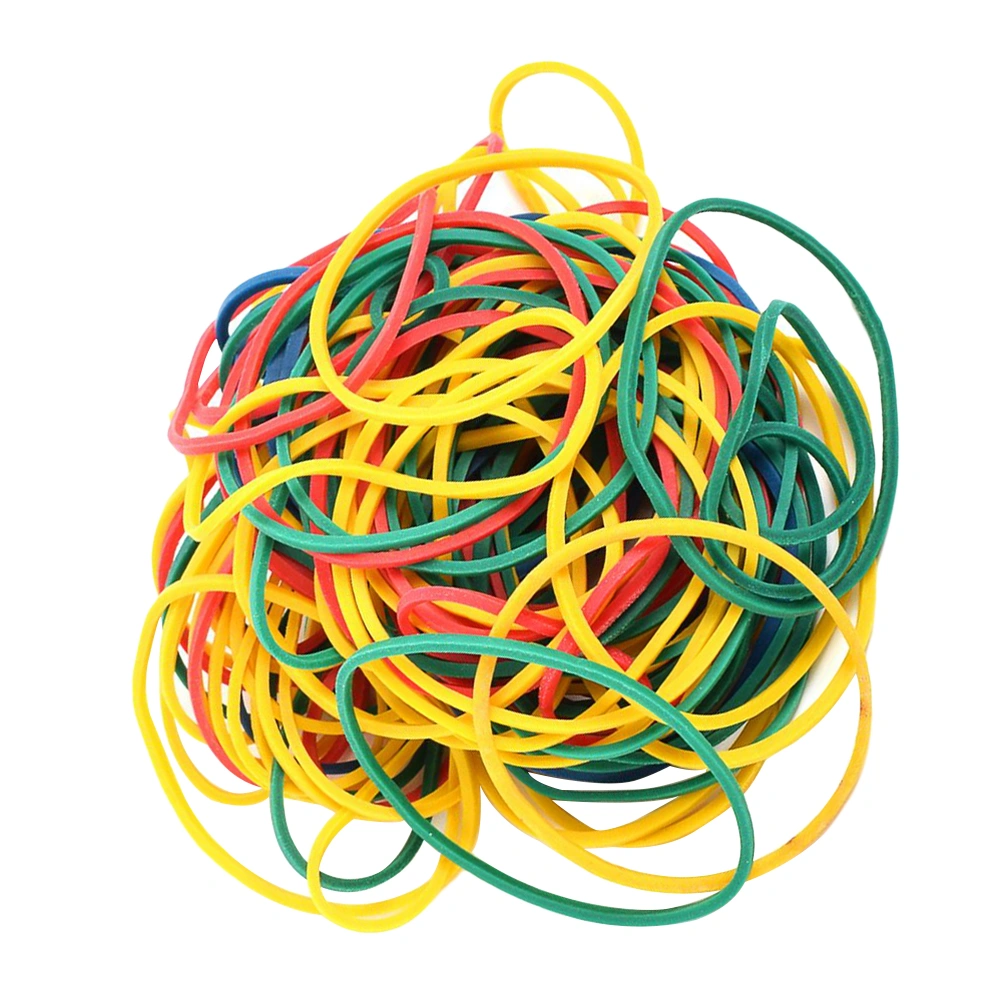 100pcs Rubber Bands Round Colorful Bungee Accessories Parts for Machine