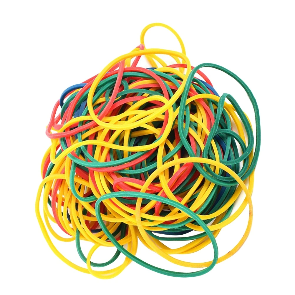 100pcs Rubber Bands Round Colorful Bungee Accessories Parts for Machine