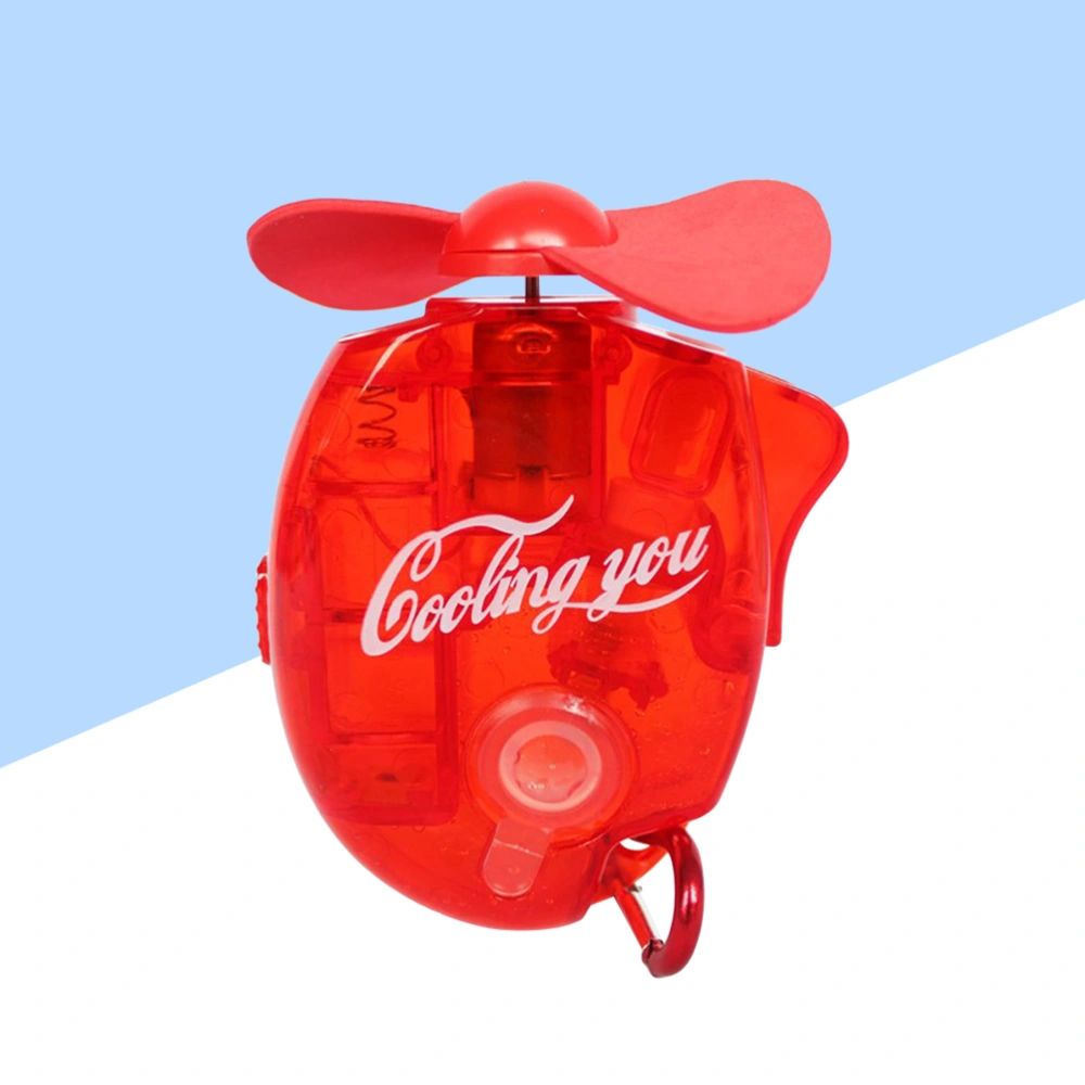 Portable Mini Water Spray Fan Handy Cooler Personal Fan for Indoor and Outdoor Use(Red)