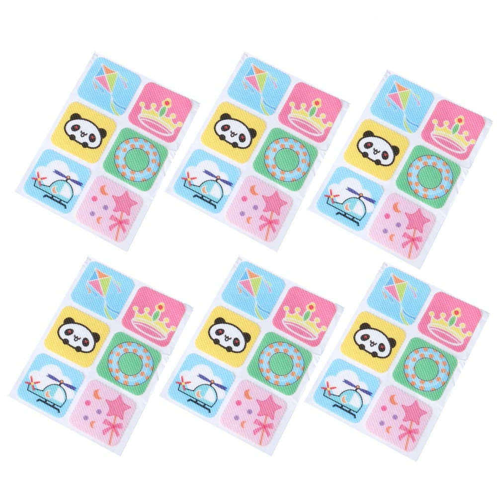 60pcs Cartoon Mosquito Repellent Patch Mosquito Stickers Anti-Mosquito Patch for Kids Children   Random pattern