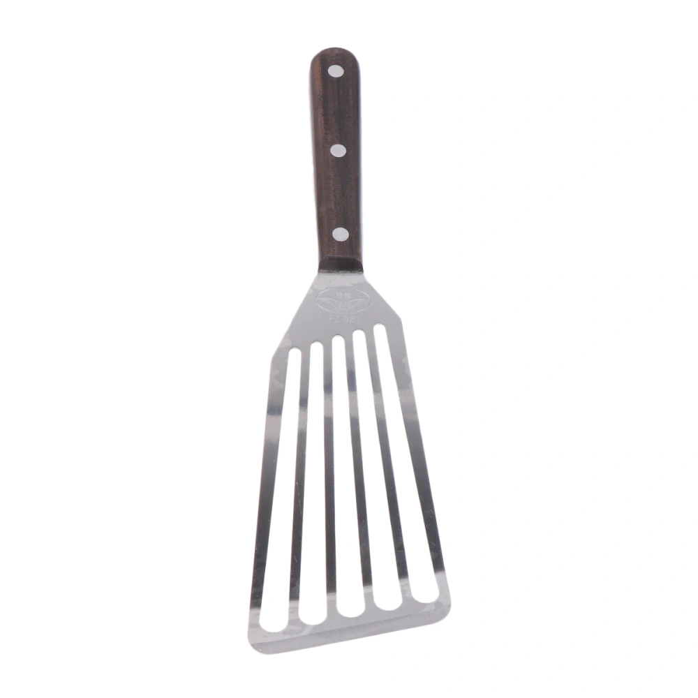 Stainless Steel BBQ Spatula Kitchen Multifunction Steak Shovel Fried Fish Slotted Turner (Small Size)