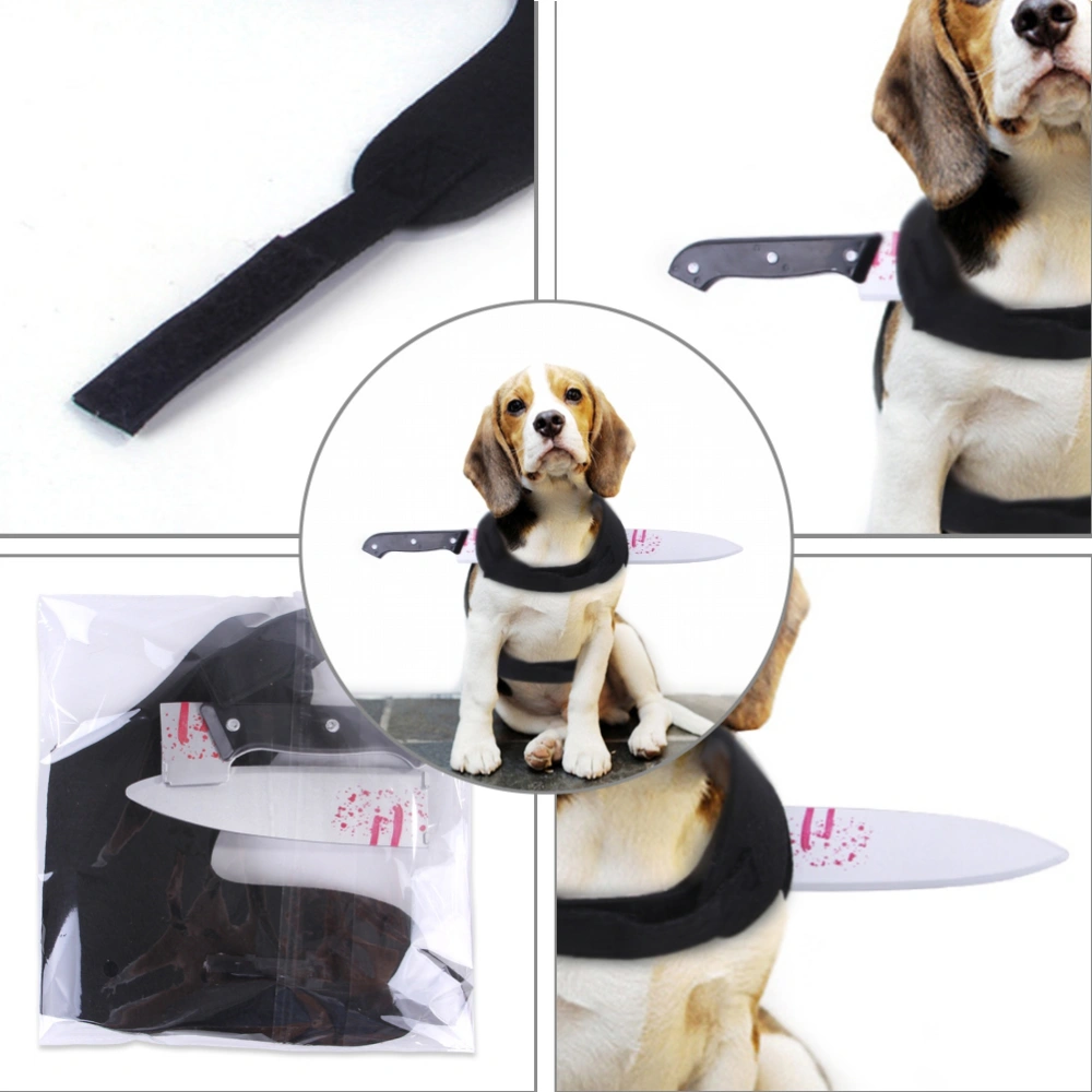 Halloween Costume Vest T-Shirt Pet Kitchen Tool Headwear Party Dress Up (S)