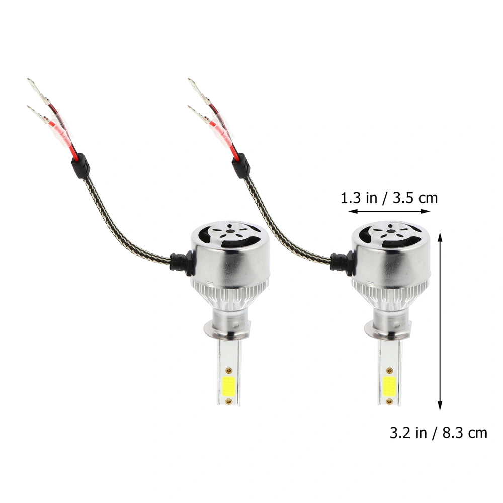 A Pair of H1 Headlight LED Bulb Car Headlight Lamp Head Lights for Car