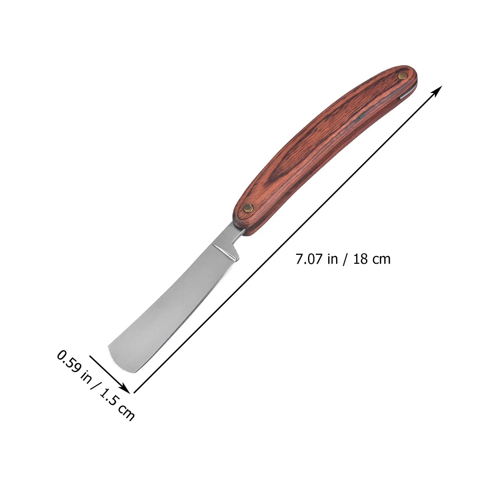 1Pc Folding Razor Vintage Salon Barber Manual Beard Shaver Beard Cutter
