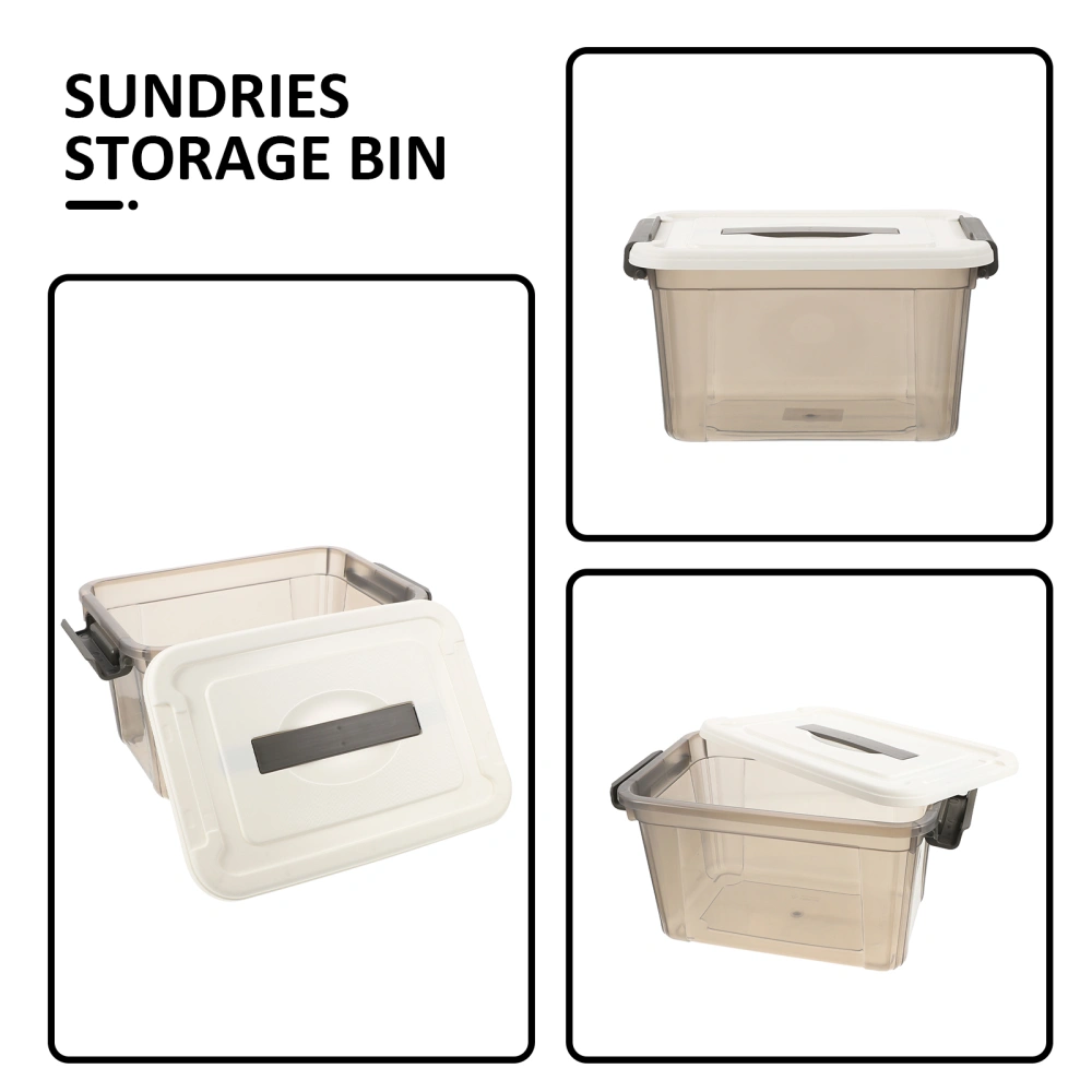 Household Storage Bin Stackable Storage Bin Sundries Storage Bin Stackable Latching Box with Lid