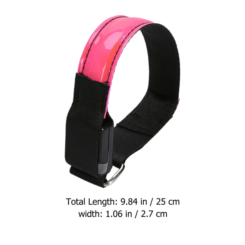 2 Pcs Safety Belt Light Reflective LED Armband Light Strap Night Running Light