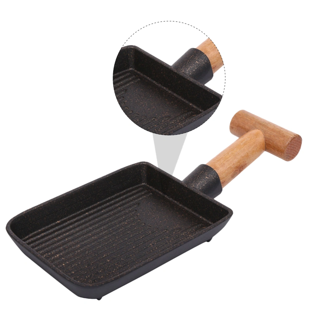 Alloy Frying Plate Shovel Shaped Baking Pan BBQ Frying Tray Kitchen Cookware