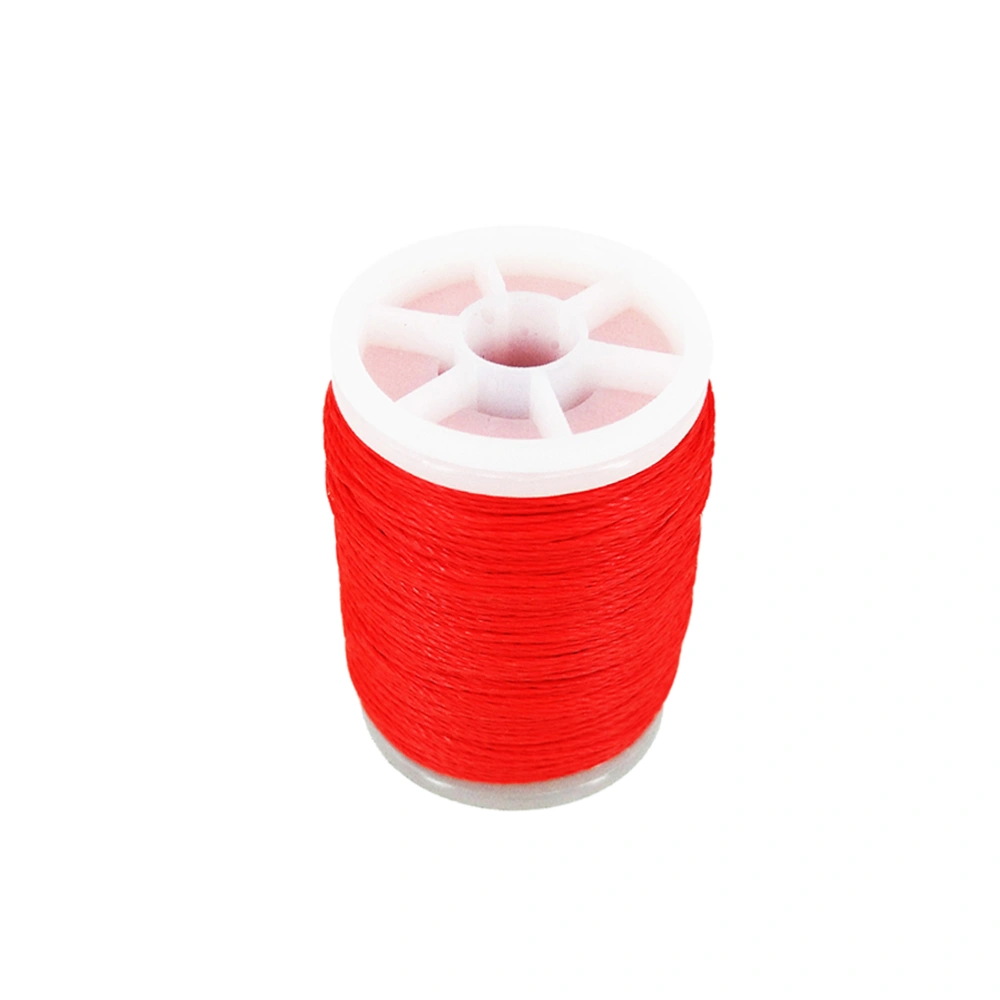 Archery Bow String Serving Thread 110m 0.4mm Thickness Fiber Bowstring Protector (Red)