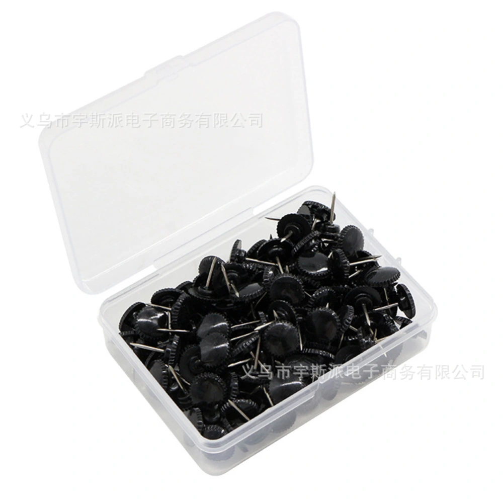 100pcs Delicate Pushpins Multi-function Thumb Tacks Convenient Thumbtacks Photo Wall Decoration