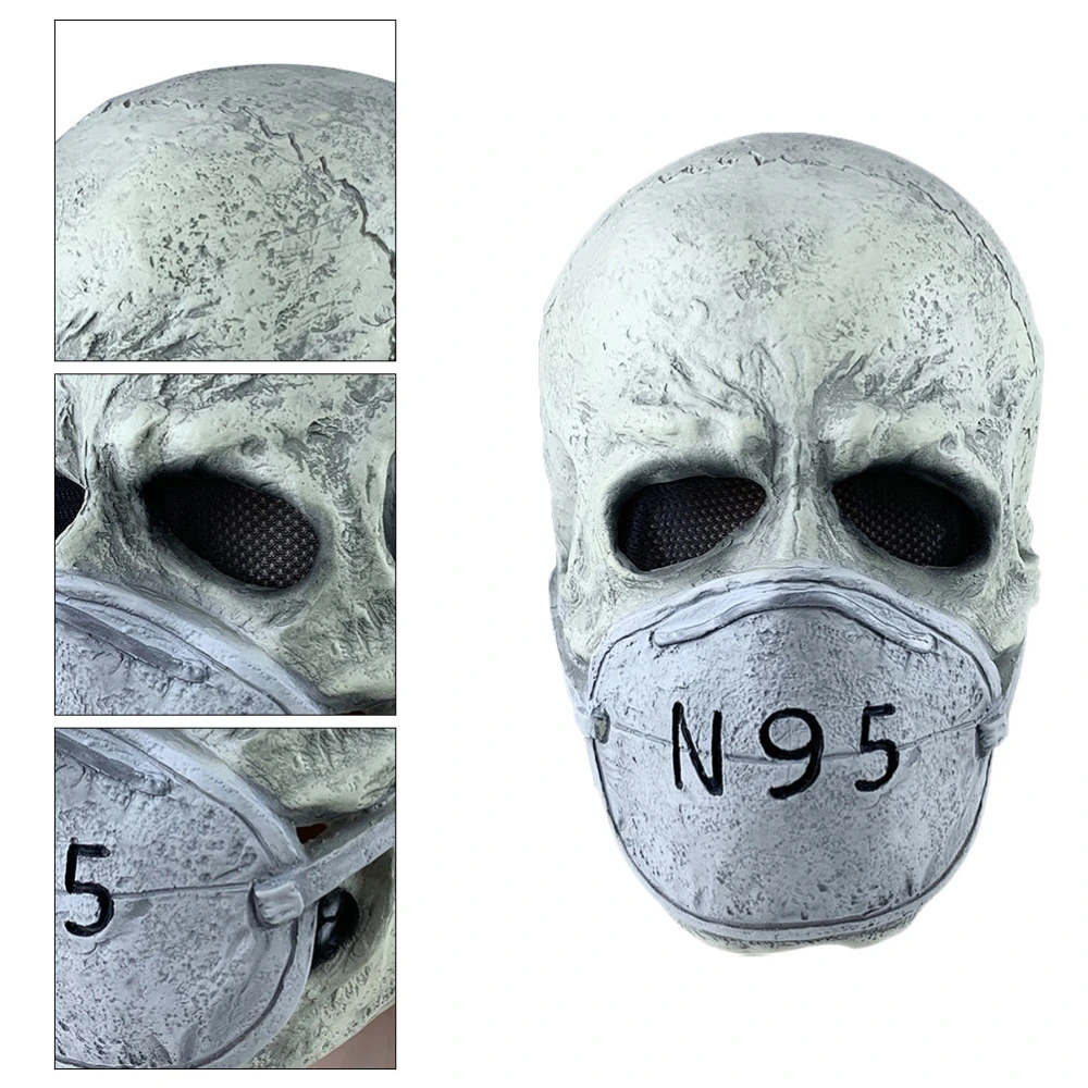 1Pc Cosplay Head Mask Horror Virus Mask Cosplay Costume for Halloween Party