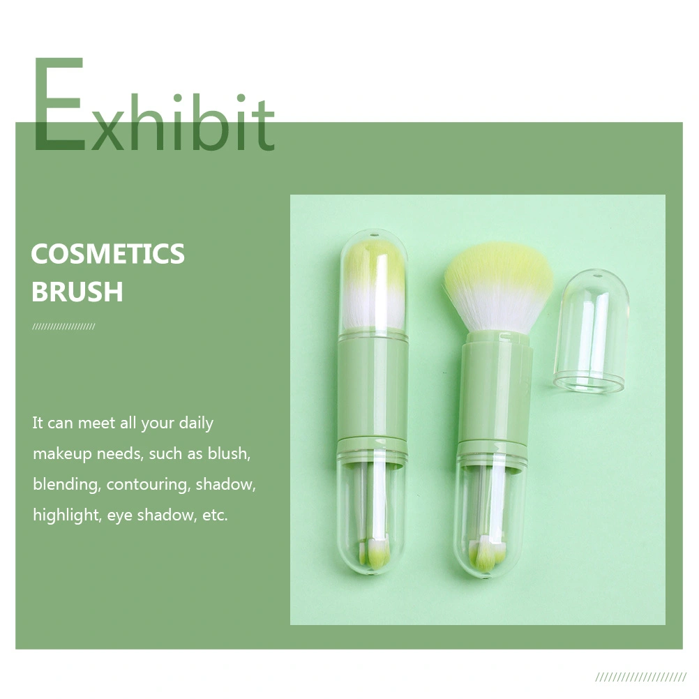 1 Set Multifunctional Makeup Brush Set 4-in-1 Makeup Brushes Powder Brush
