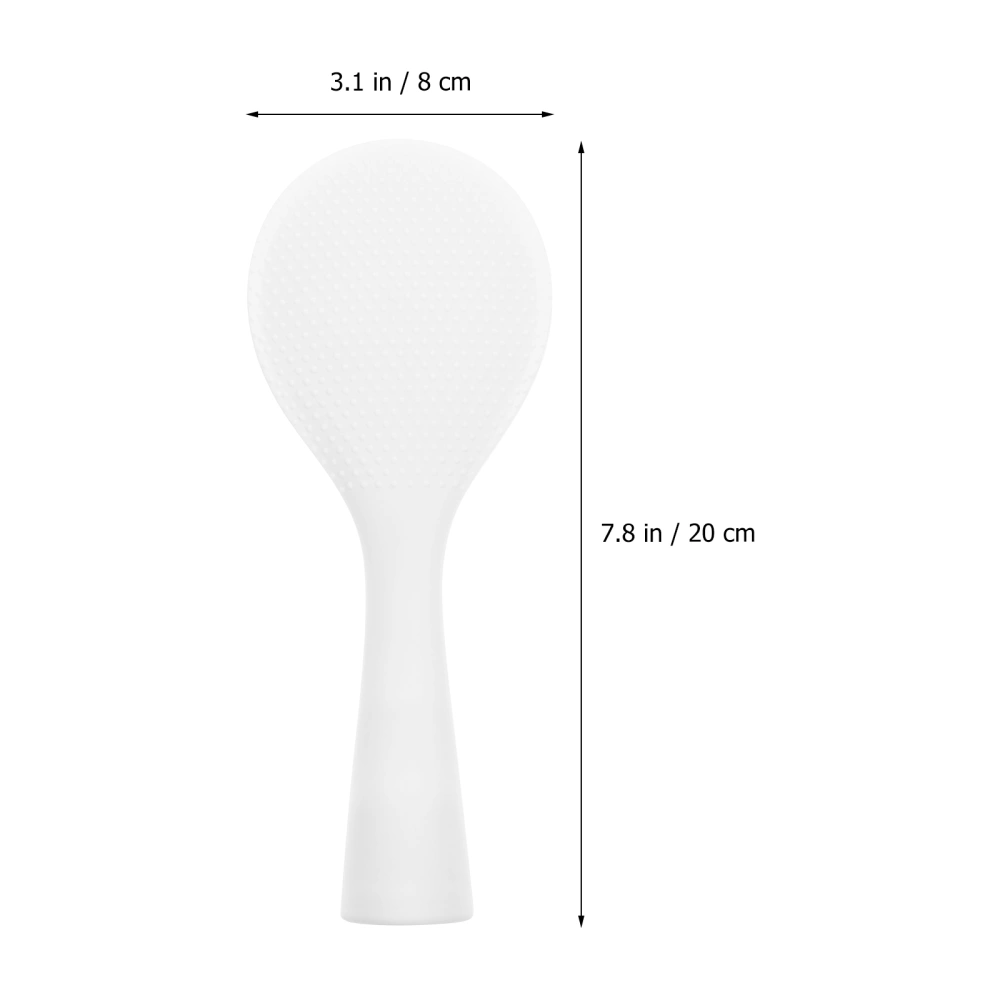 Rice Spoon Vertical Rice Scoop Kitchen Non-stick Rice Scoop Silicone Rice Spoon