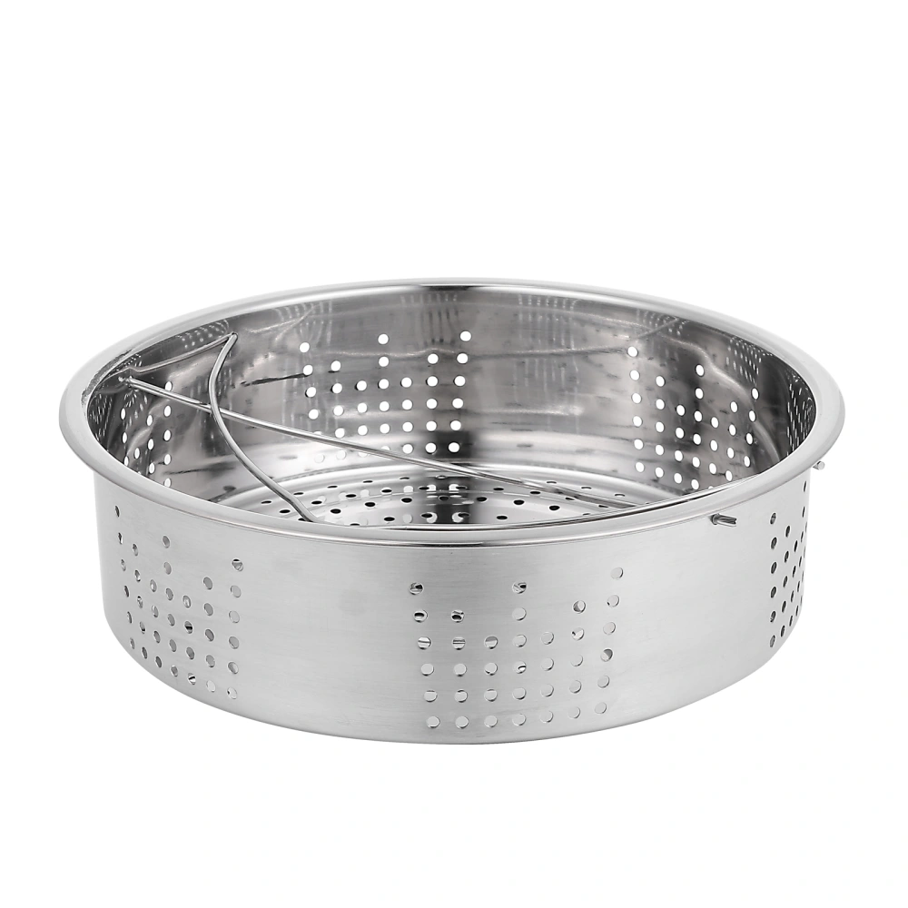 1Pc Steamer Basket Stainless Steel Steaming Rack Kitchen Mesh Food Steamer