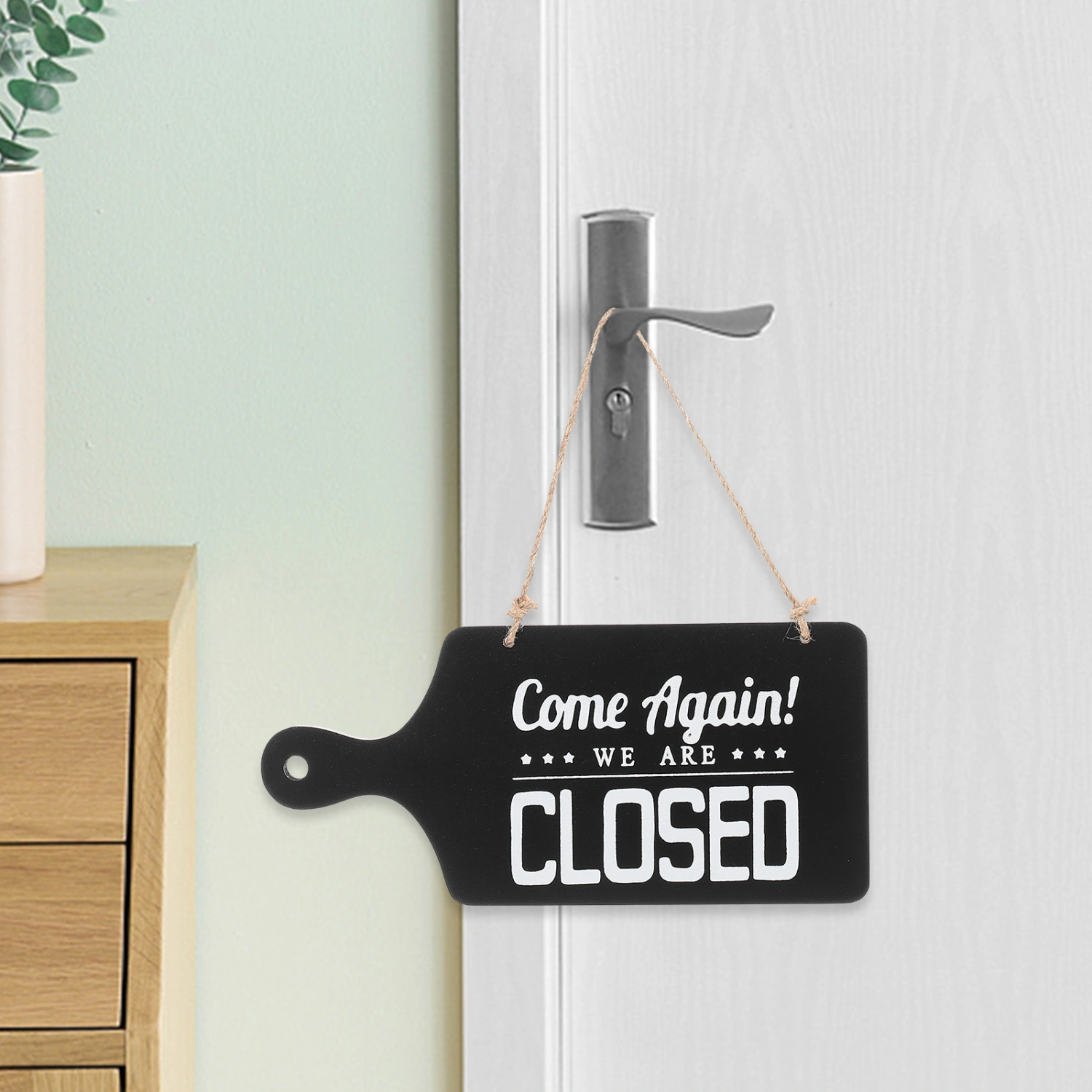 Decorative Open Sign Retro Closed Sign Wear-resistant Open Closed Sign Store Accessory