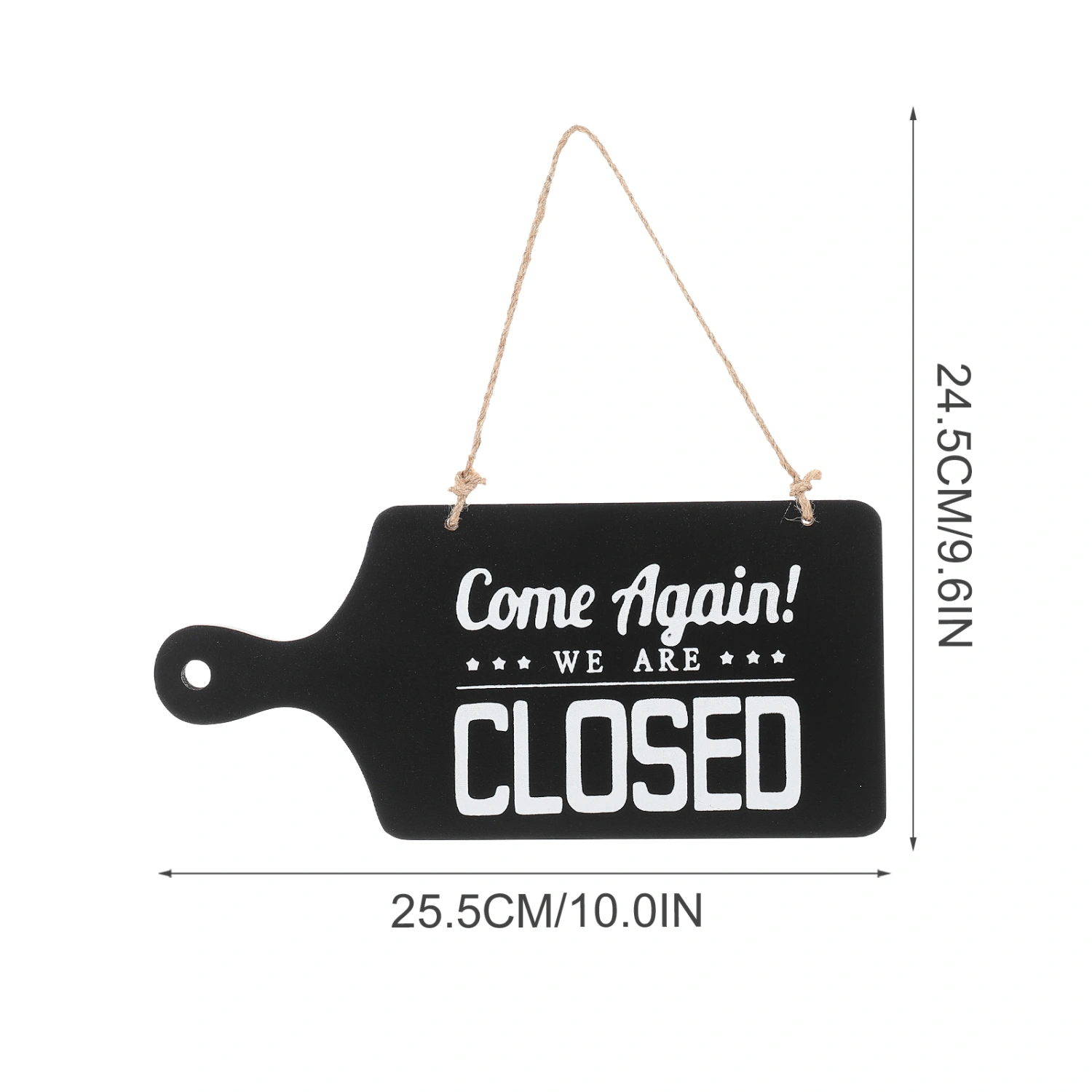 Decorative Open Sign Retro Closed Sign Wear-resistant Open Closed Sign Store Accessory