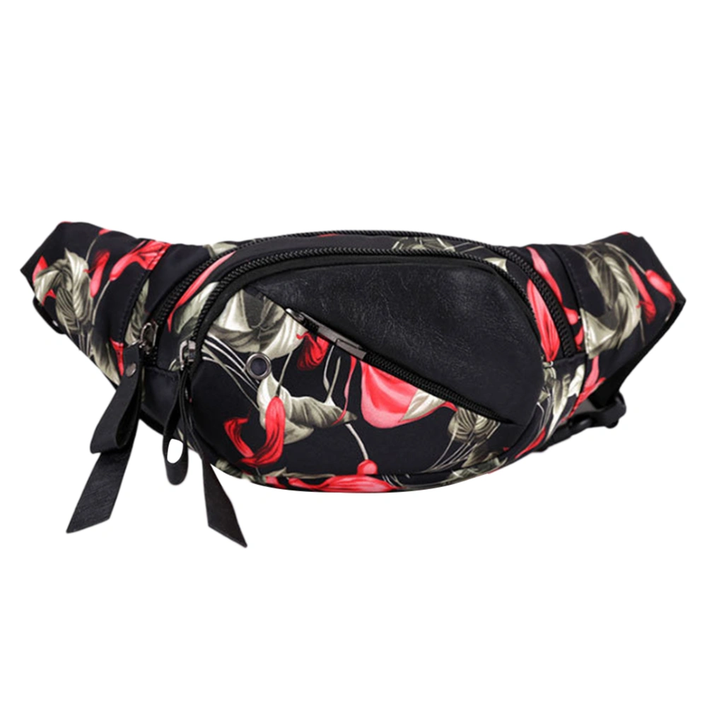 Women Men Outdoor Casual Sports Waist Bag Workout Fanny Pack Bag for Jogging Walking Hiking Climbing Camping (Morning Glory)