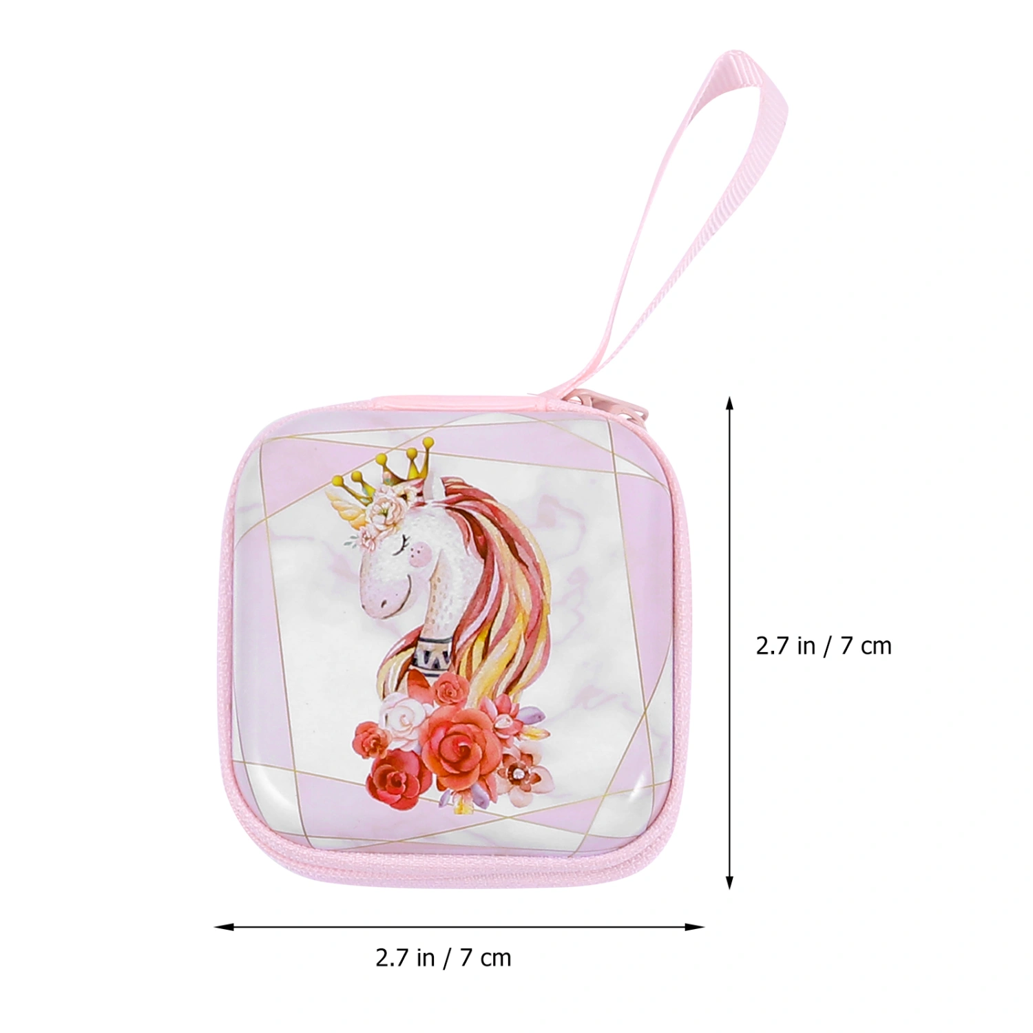 4pcs Cartoon Unicorn Bag Coin Purse Wallet Girl Clutch Kid Storage Bag Tote