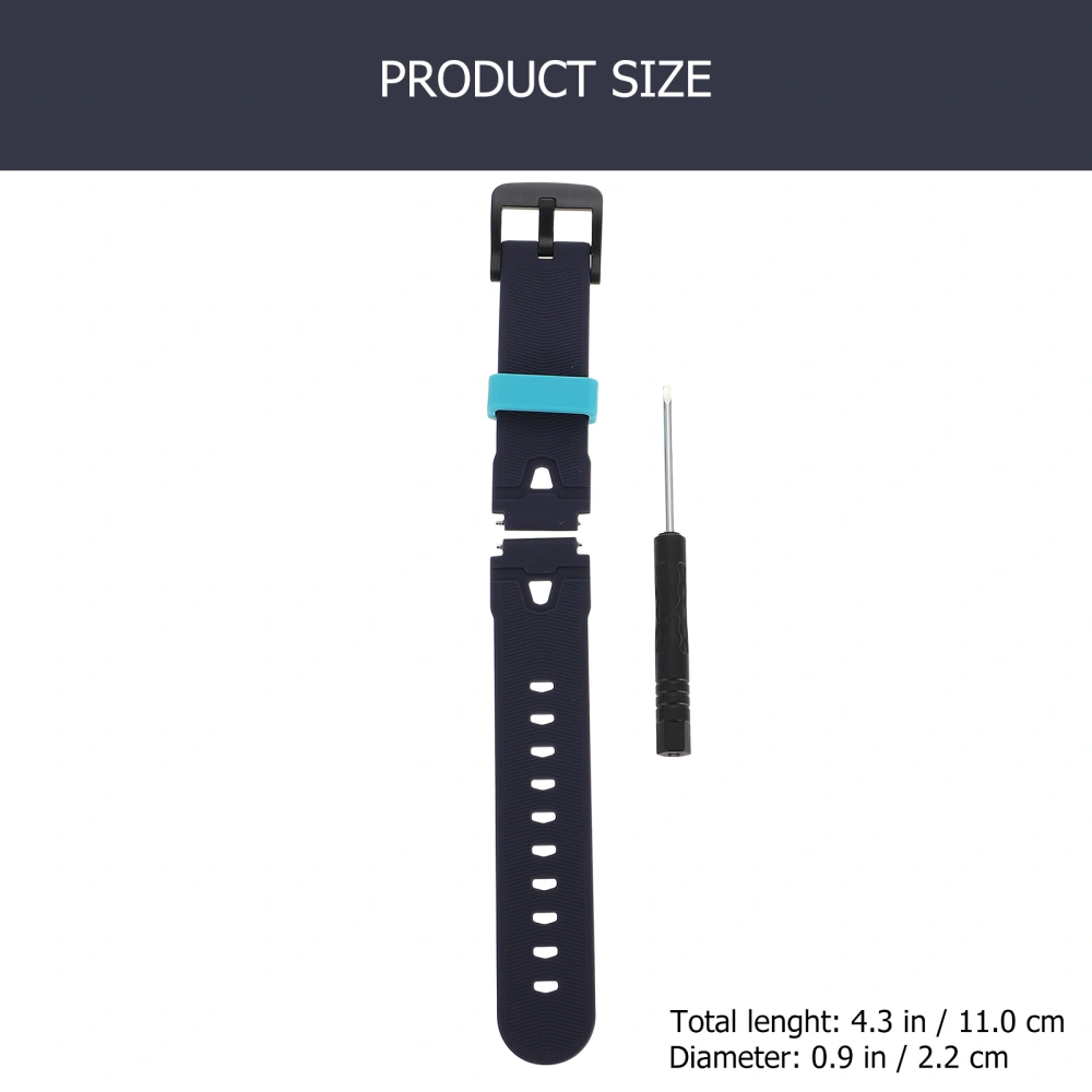 1 Set Phone Watch Strap Kids Watch Band Silicone Watchband Compatible for 360 SE5/8X/7X/P1/W910