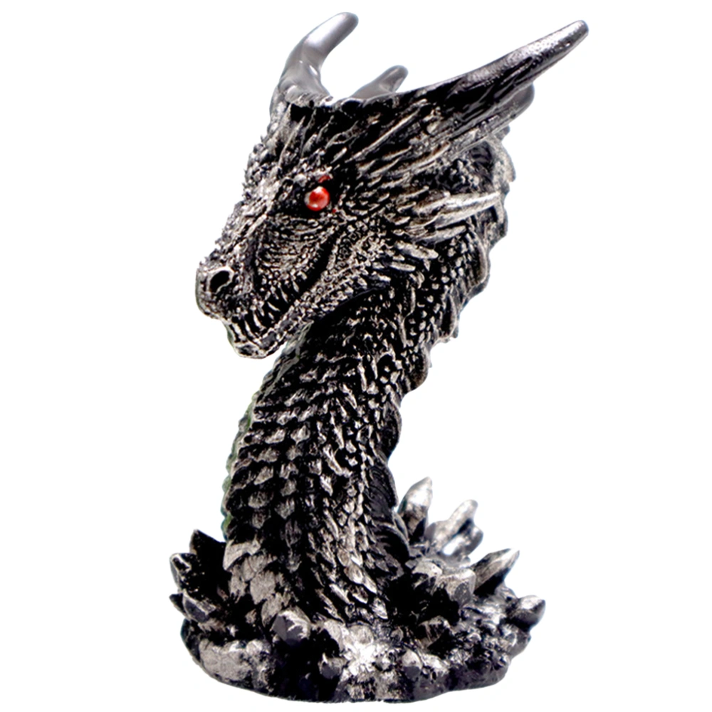 Dragon Head Sculpture Desktop Crystal Ball Display Base Holder for Home Office