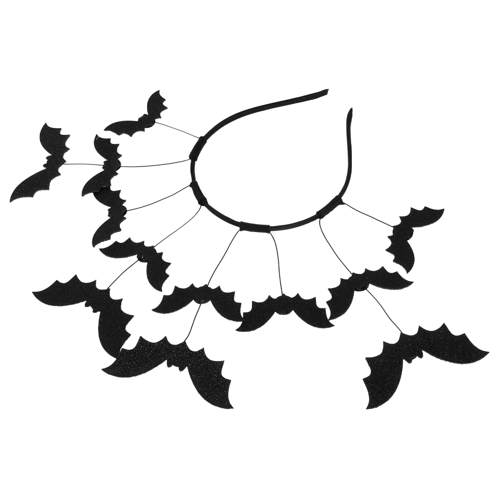 Decorative Party Bat Headdress Costume Accessory Bat Hairband Black Bat Headband