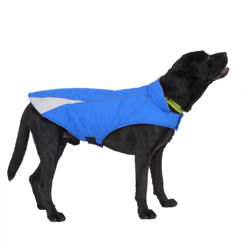 Outdoor Pet Dog Matching Color Clothes Pet Supplies Pet Sports Costume (Blue, Size M)