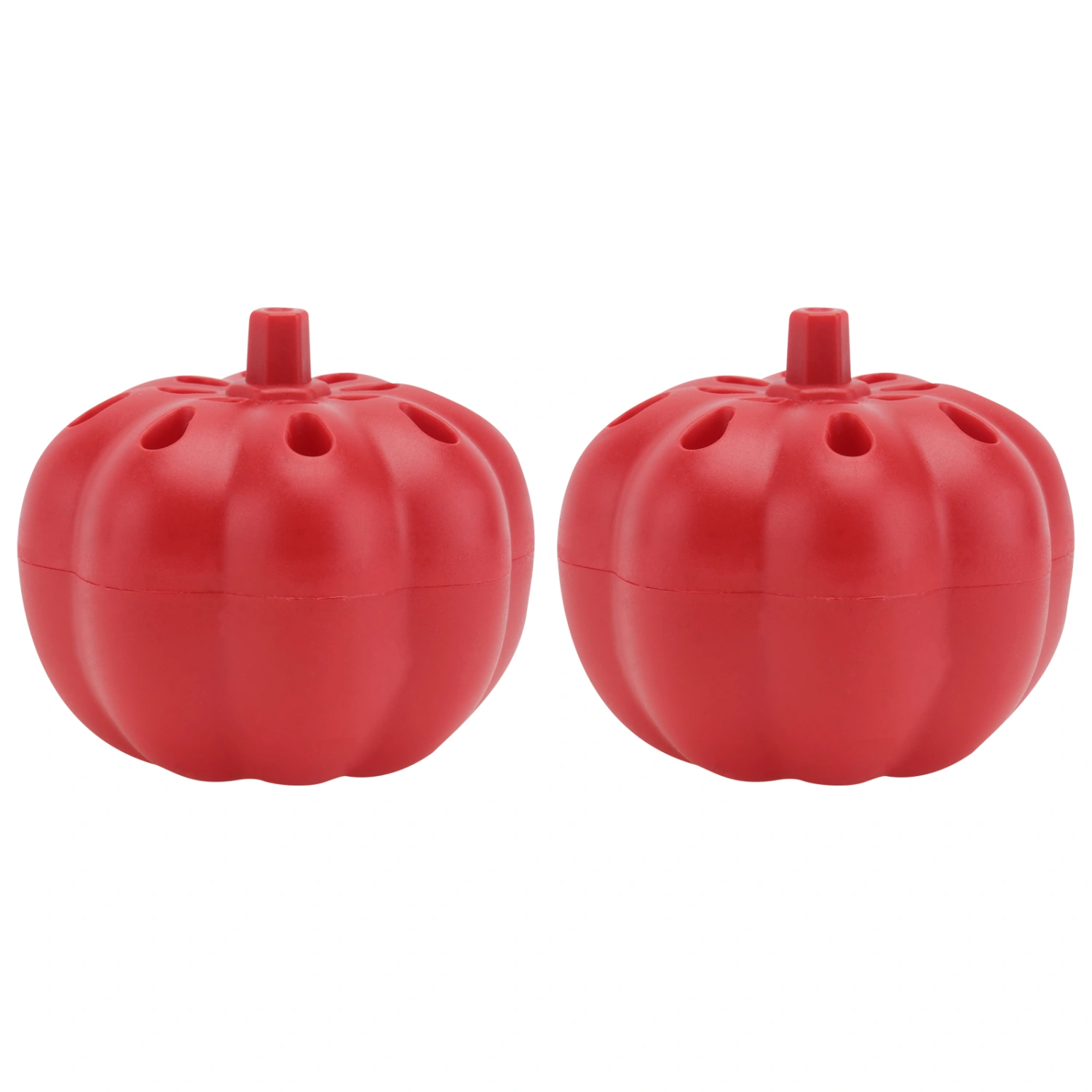 2Pcs Pumpkin Shaped Fly Trap Reusable Indoor Gnat Killer for Kitchen Red