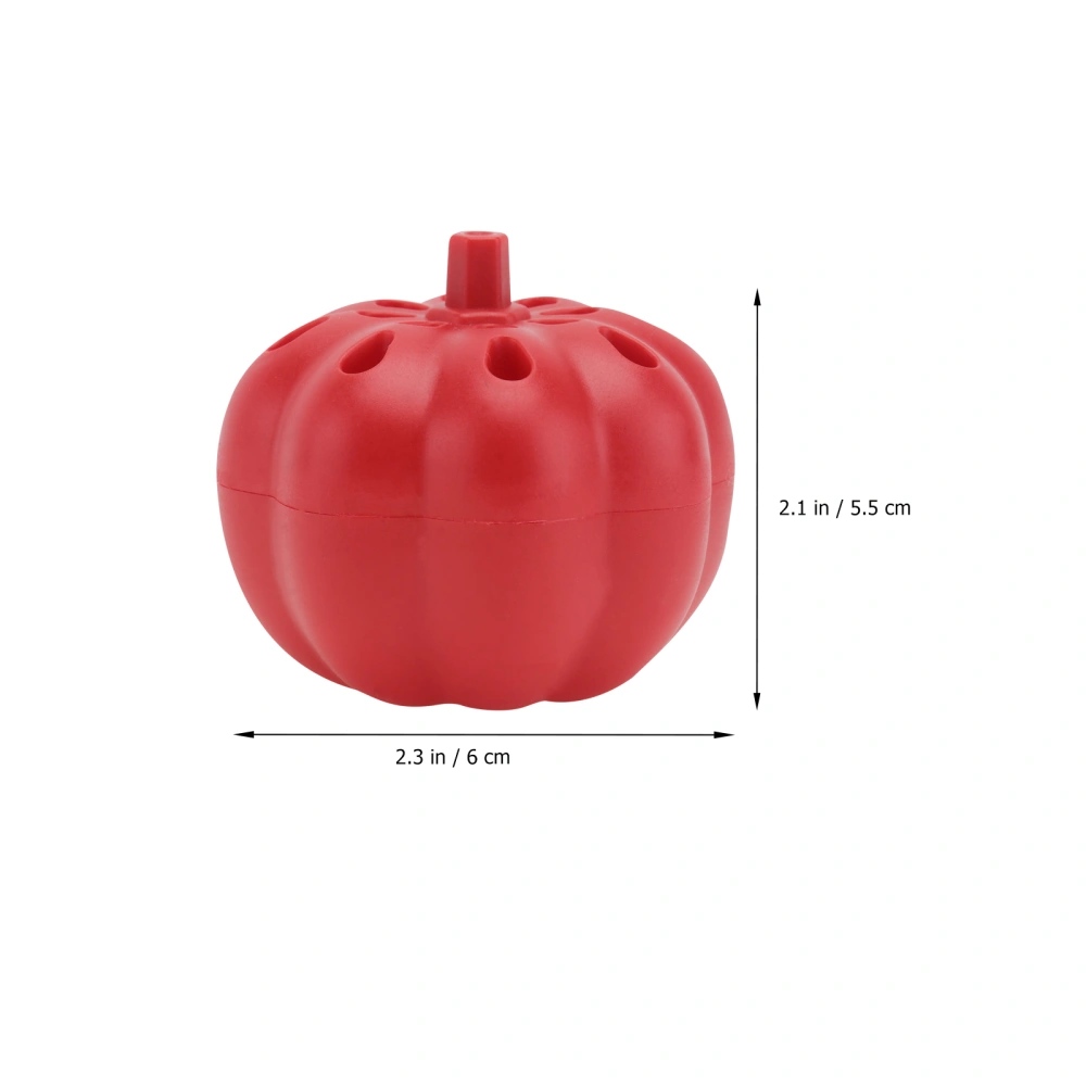 2Pcs Pumpkin Shaped Fly Trap Reusable Indoor Gnat Killer for Kitchen Red